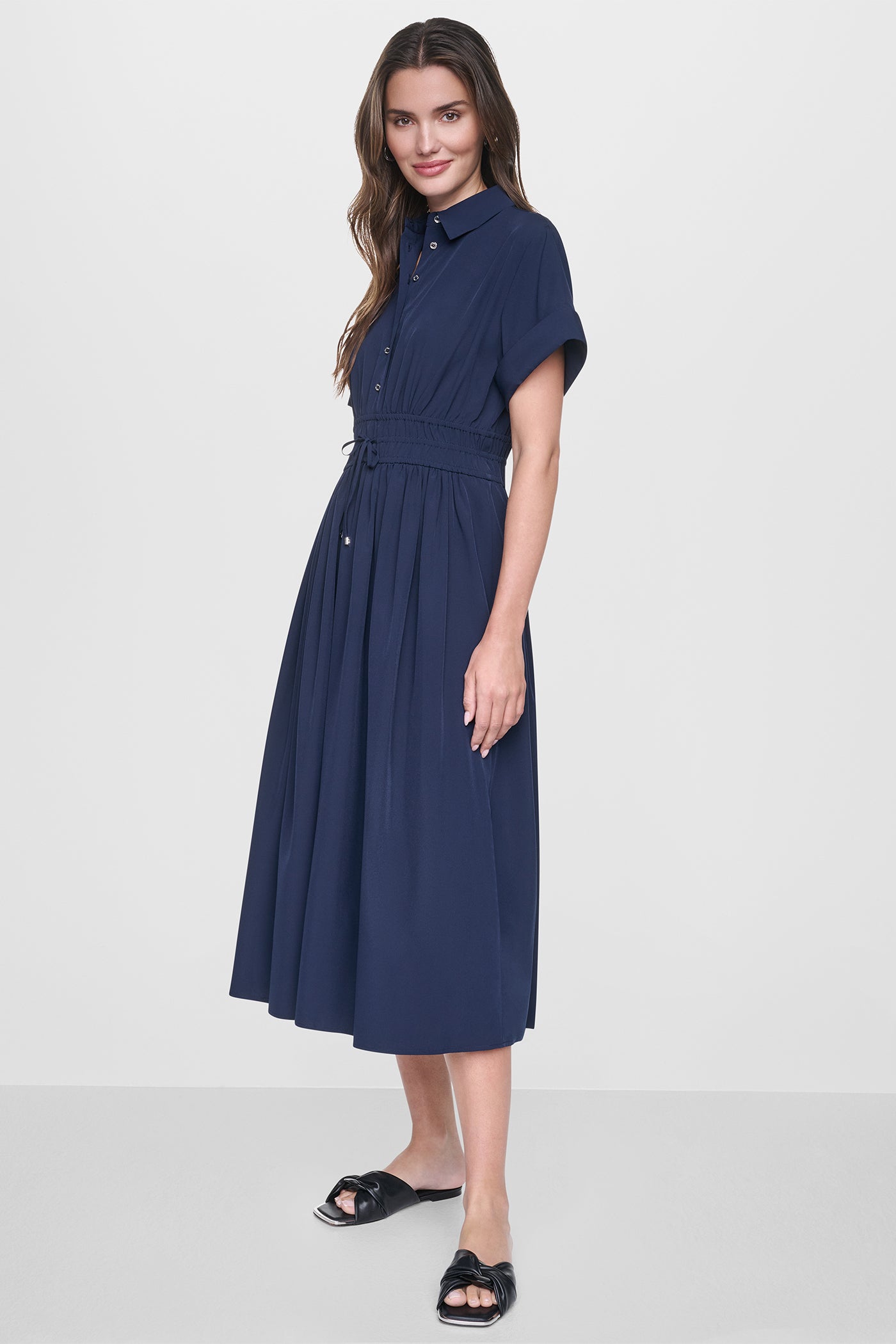 MIDI COMMUTER SHIRT DRESS VIEW 4 | All Products