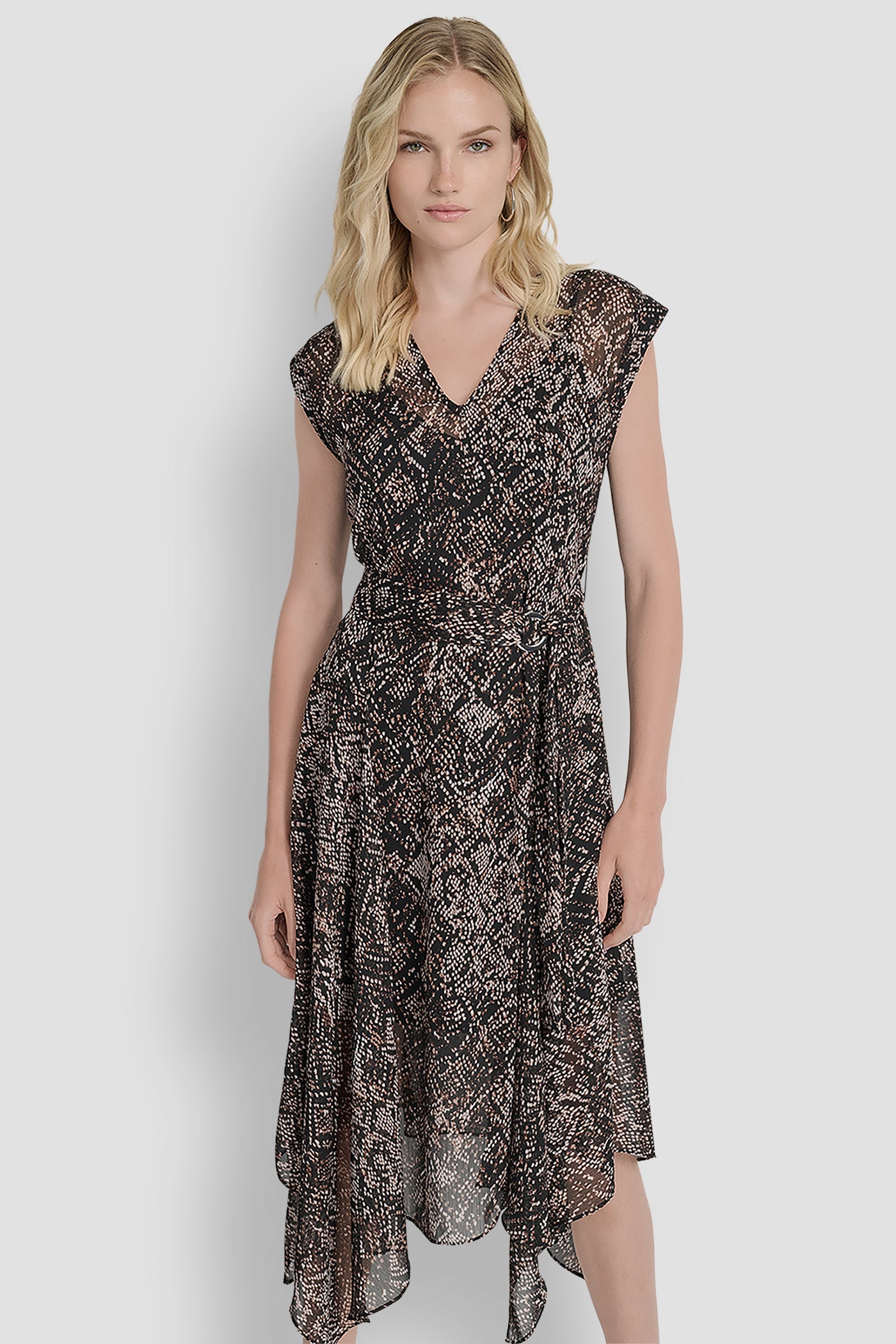 SLEEVLESS V-NECK MIDI VIEW 4 | Dresses & Jumpsuits