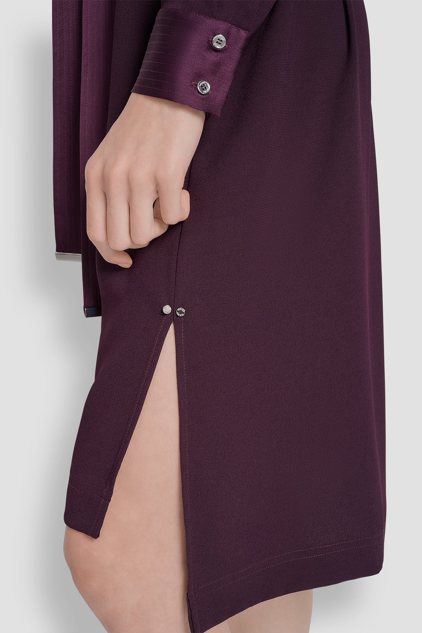 LONG SLEEVE SHIRT DRESS WITH BELT VIEW 5 | New Arrivals