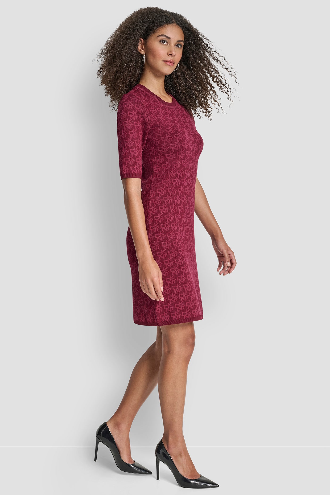 ALL OVER LOGO DRESS VIEW 4 | Dresses & Jumpsuits