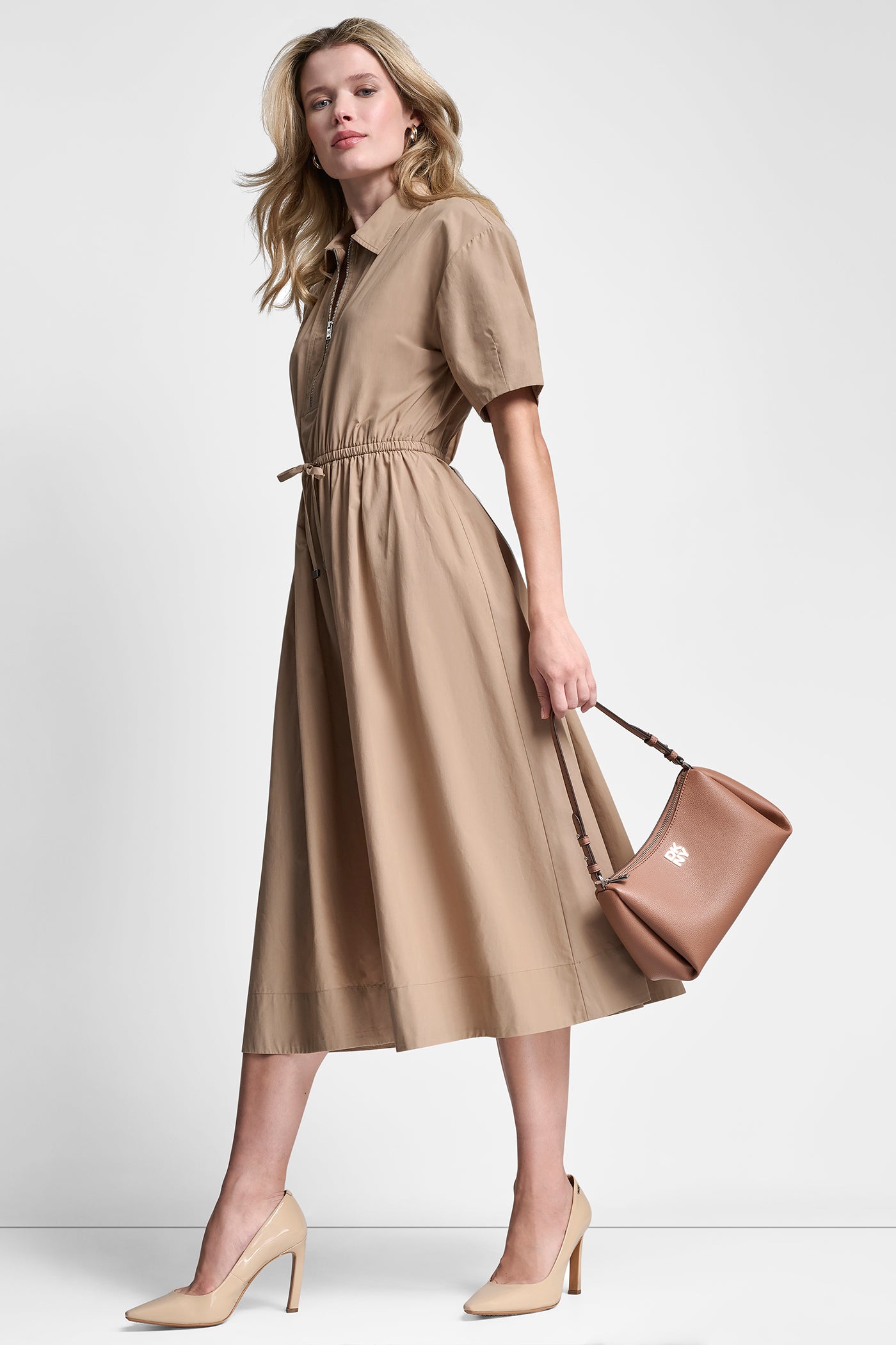 ZIPPER SHIRT DRESS VIEW 7 | SELECT STYLES