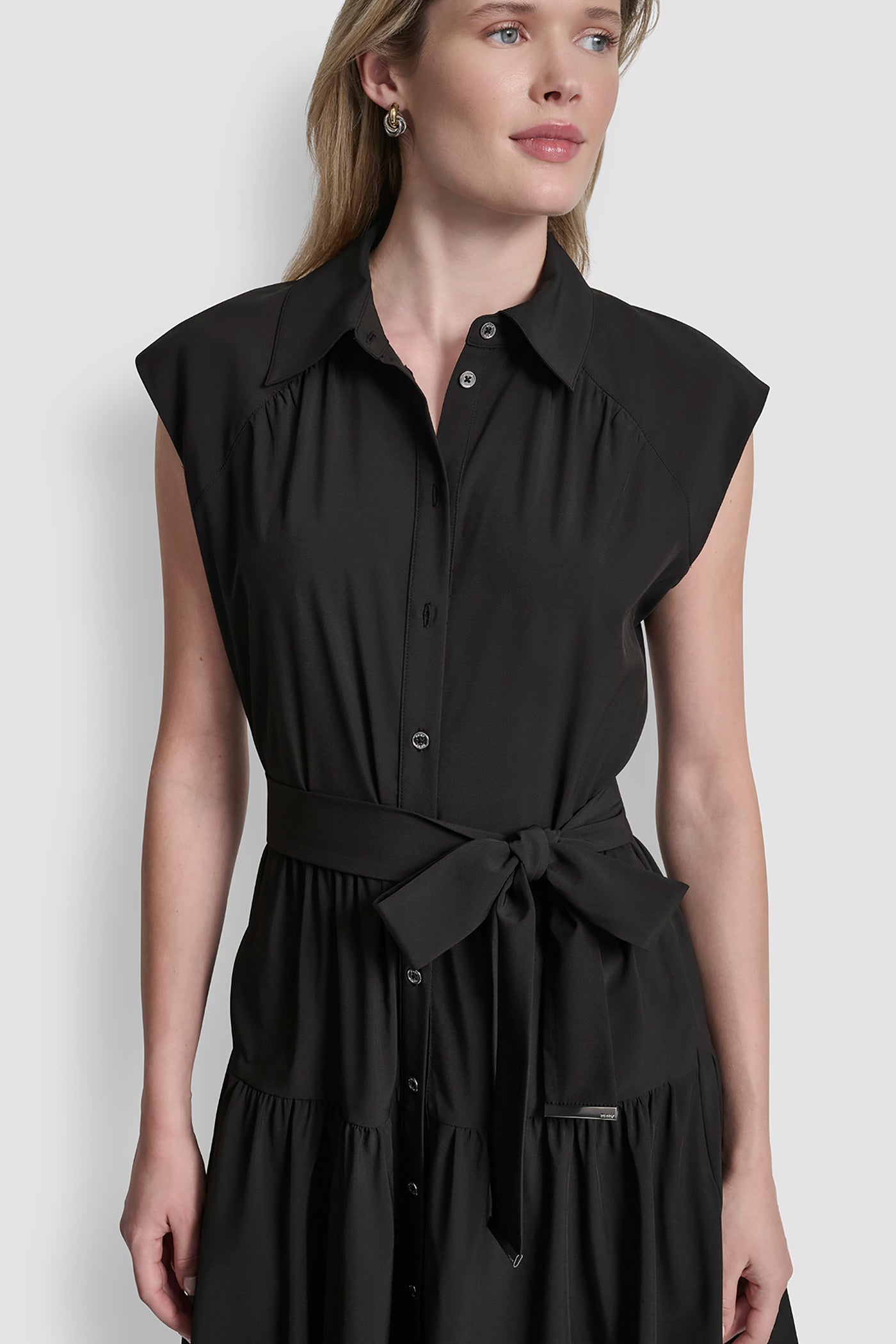 Cap Sleeve Fit & Flare Midi Shirt Dress | Fit and Flare Cap Sleeve Fit & Flare Midi Shirt Dress | Fit and Flare