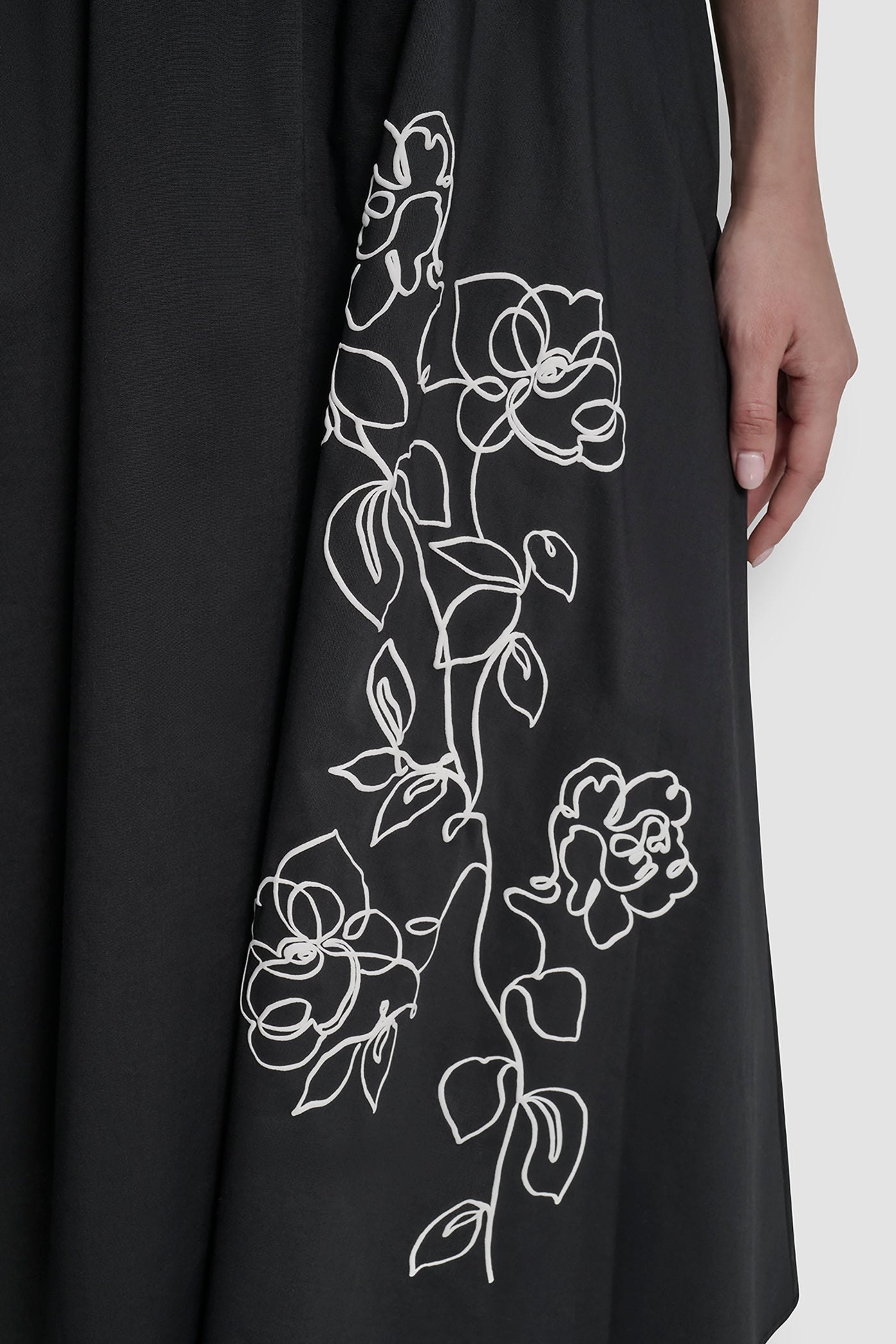 FLORAL FIT & FLARE MIDI DRESS VIEW 5 | Dresses & Jumpsuits