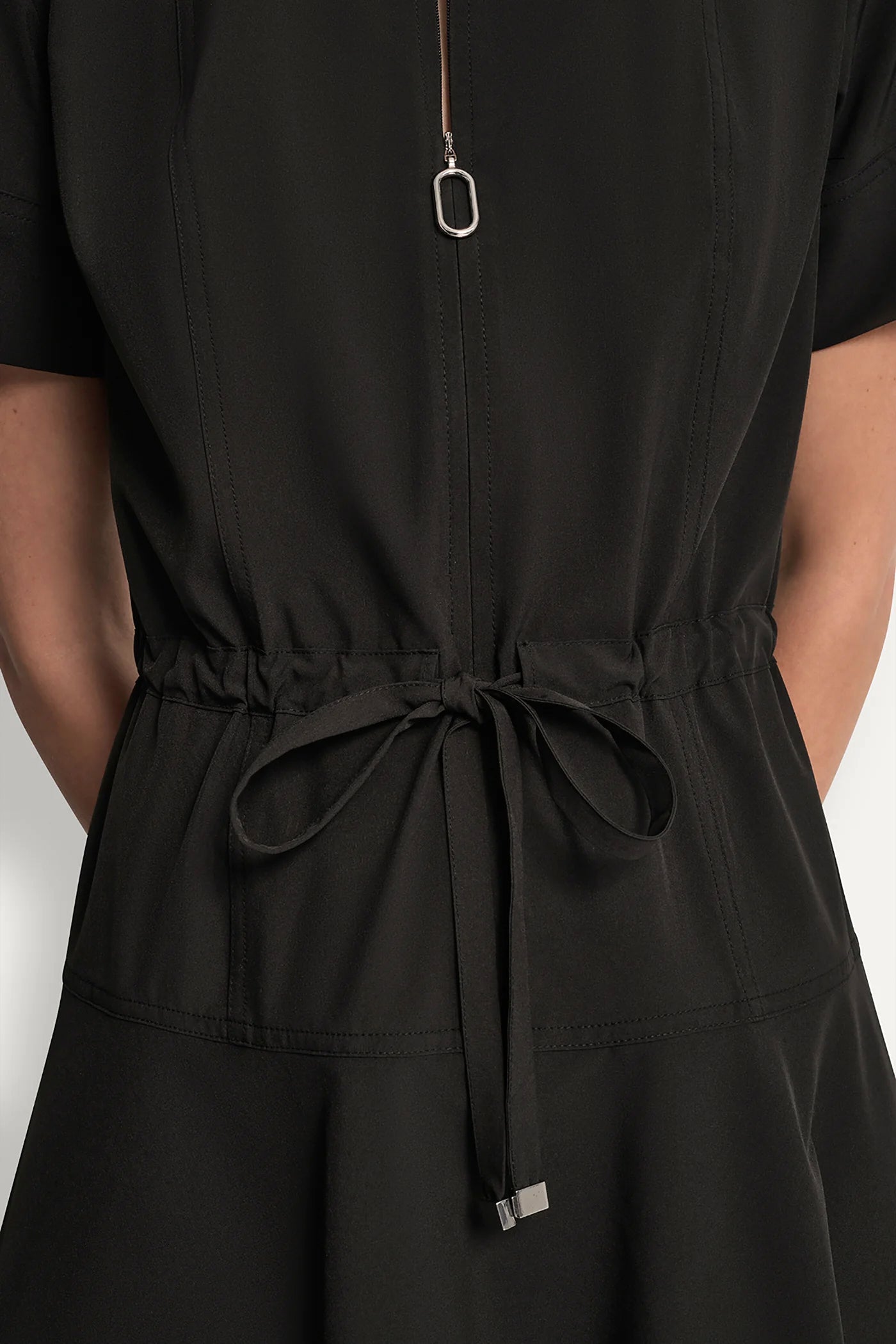 FIT & FLARE MIDI SHIRT DRESS VIEW 6