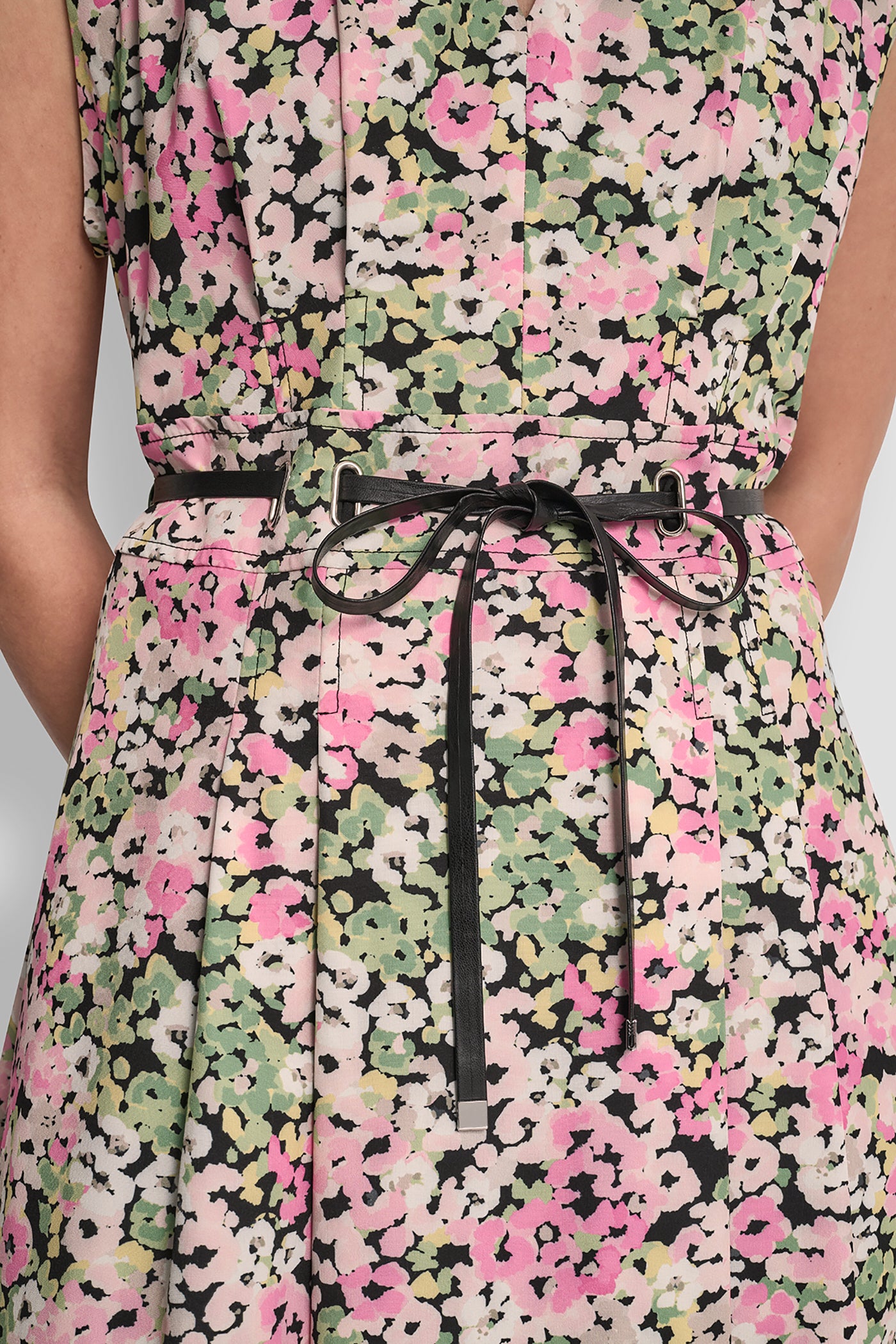 FLORAL MIDI FIT & FLARE DRESS VIEW 5 | Dresses & Jumpsuits