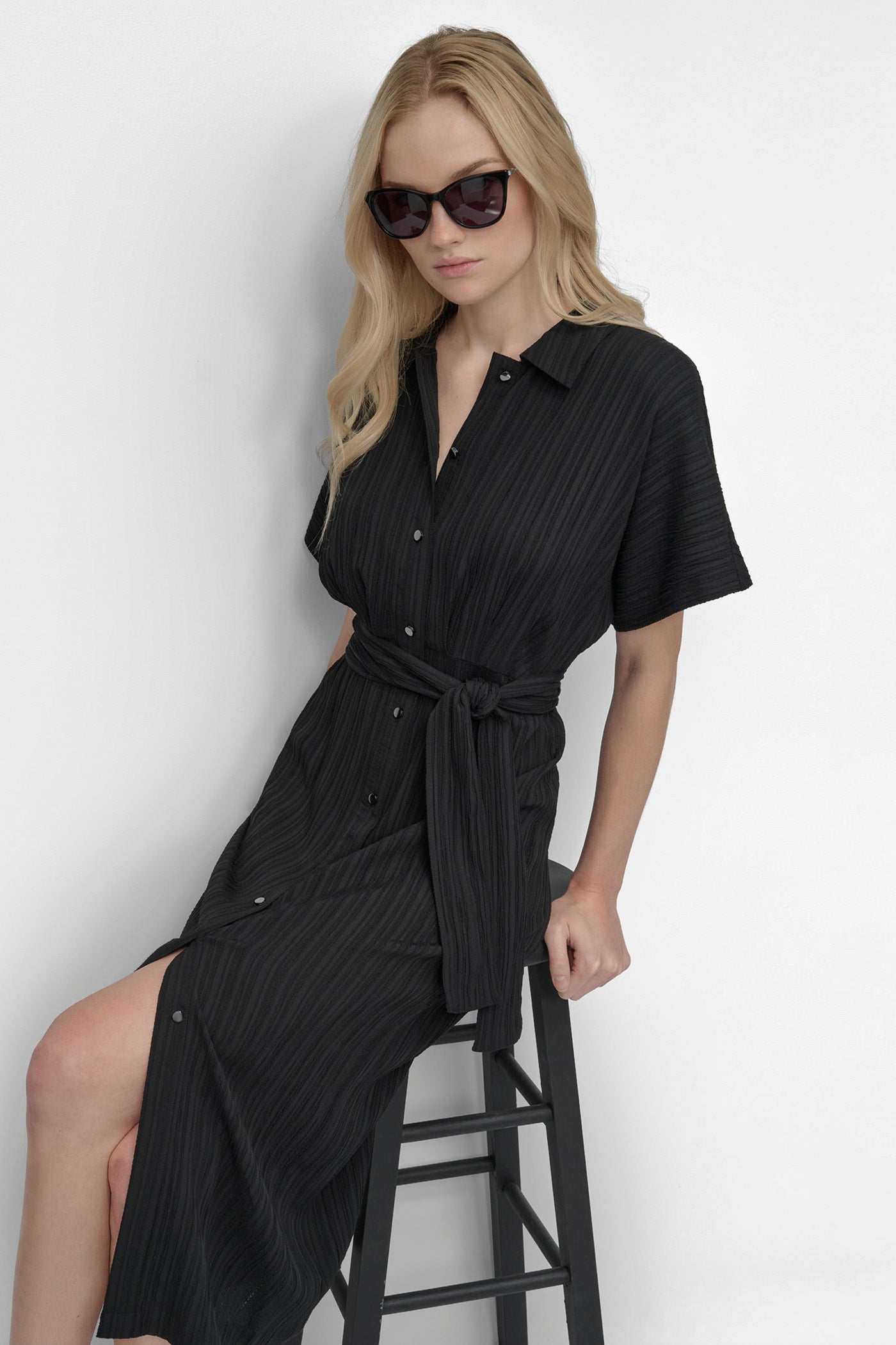 BELTED MIDI SHIRT DRESS VIEW 7 | SALE DRESSES
