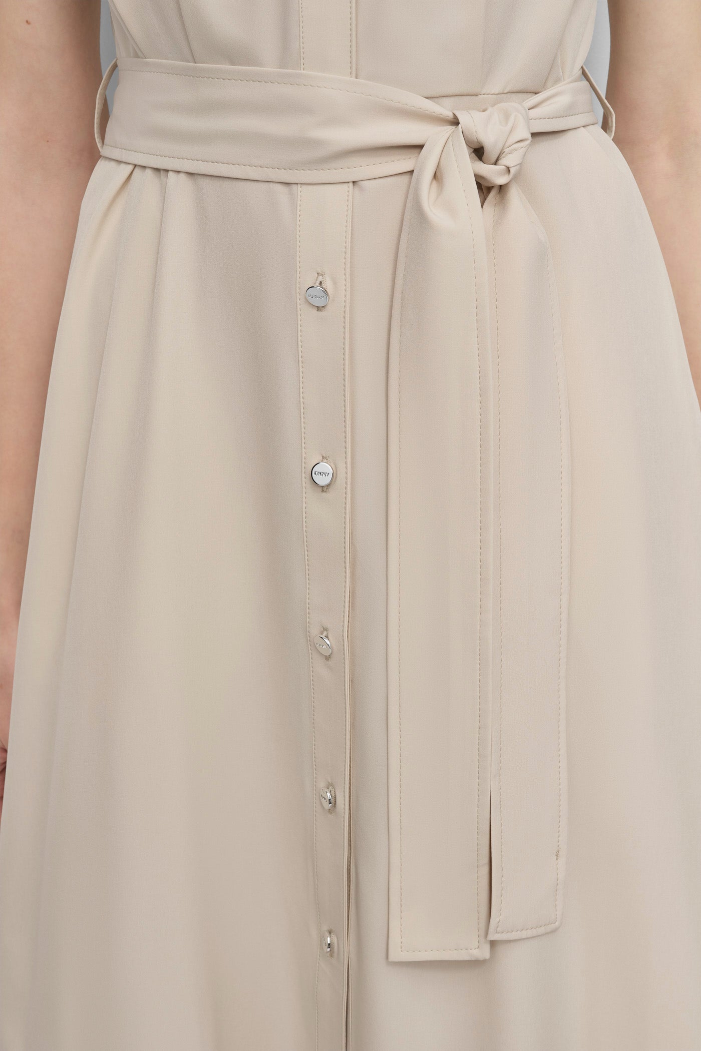 BUTTON FRONT COMMUTER MIDI DRESS VIEW 5 | 9-5 Edit