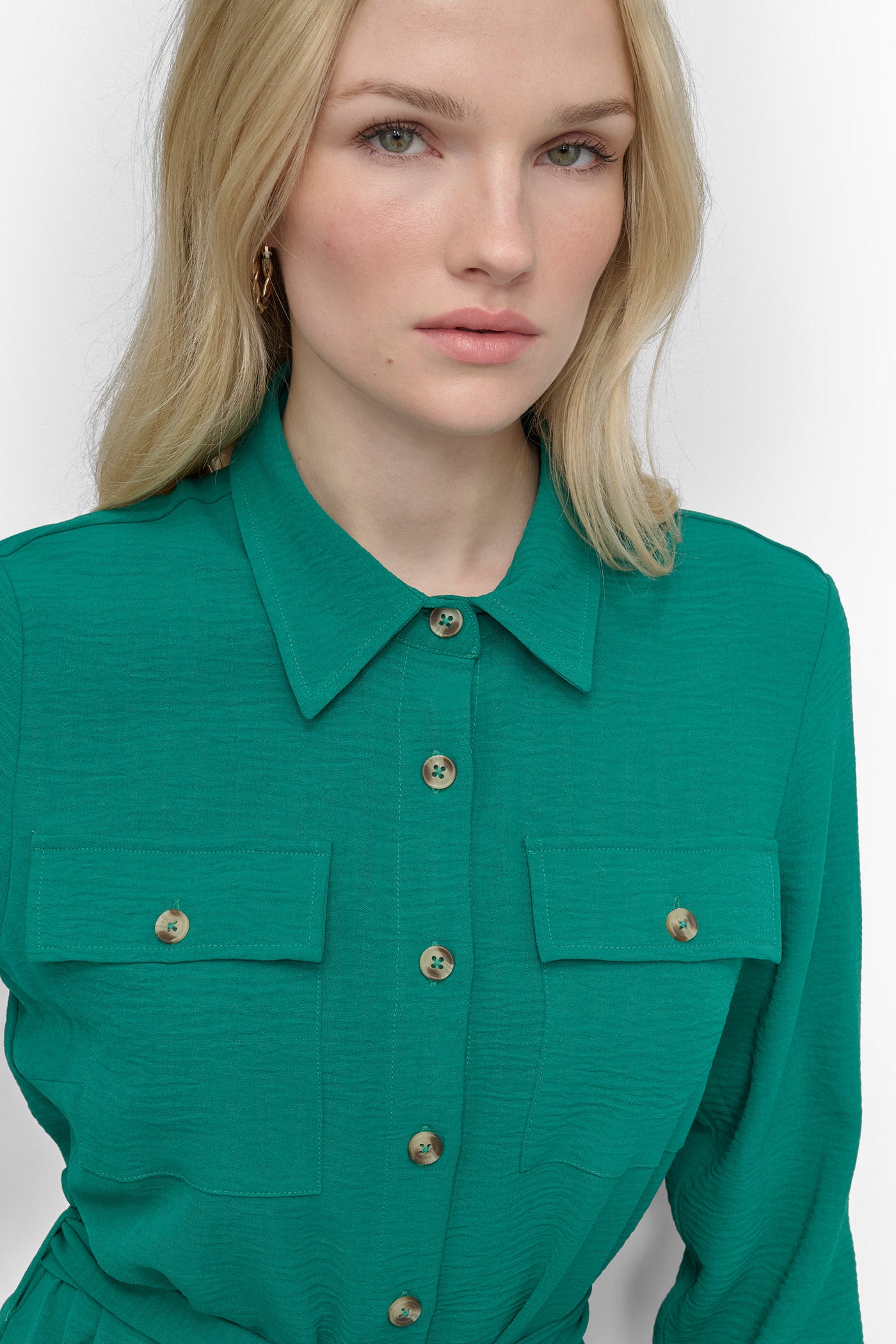 COLLARED BUTTON DRESS VIEW 6 | SALE DRESSES
