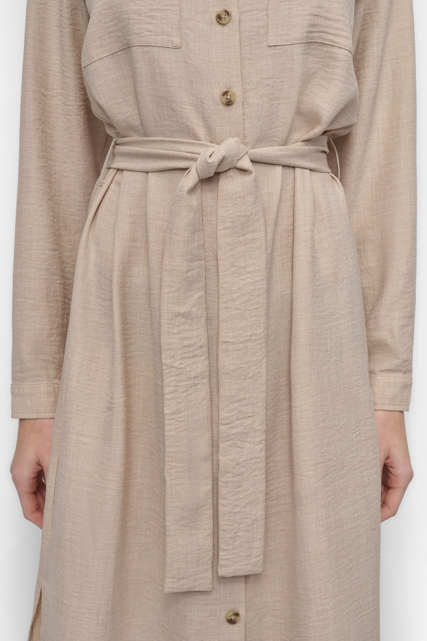 COLLARED BUTTON DRESS VIEW 4 | SALE DRESSES