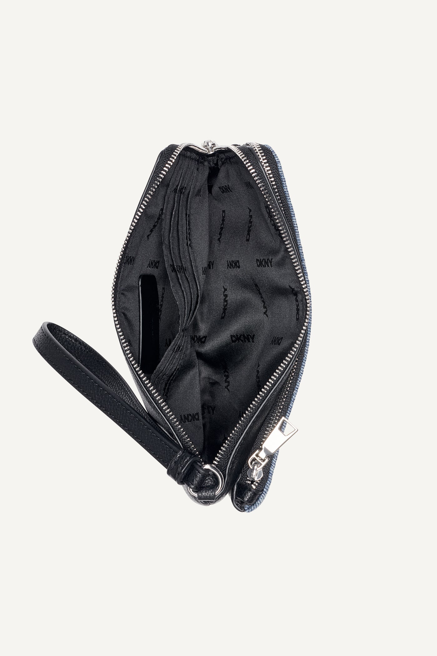 SARAH DUAL ZIP POUCH WRISTLET VIEW 3 | Bags Under $100