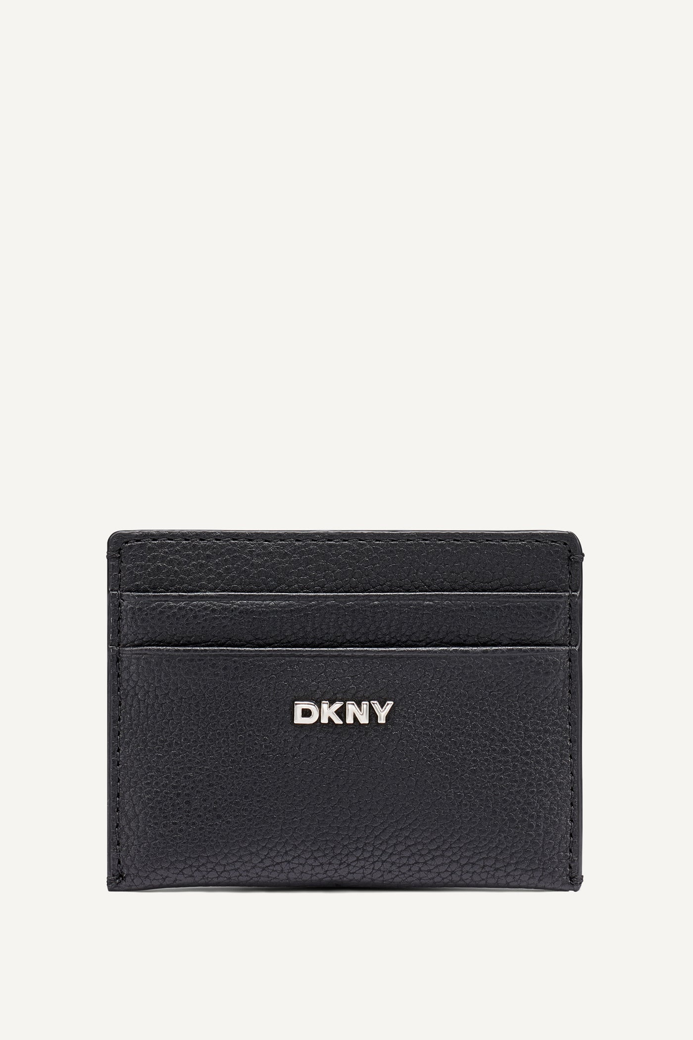 Black/Silver PAULA CARD CASE, FRONT VIEW | Bags