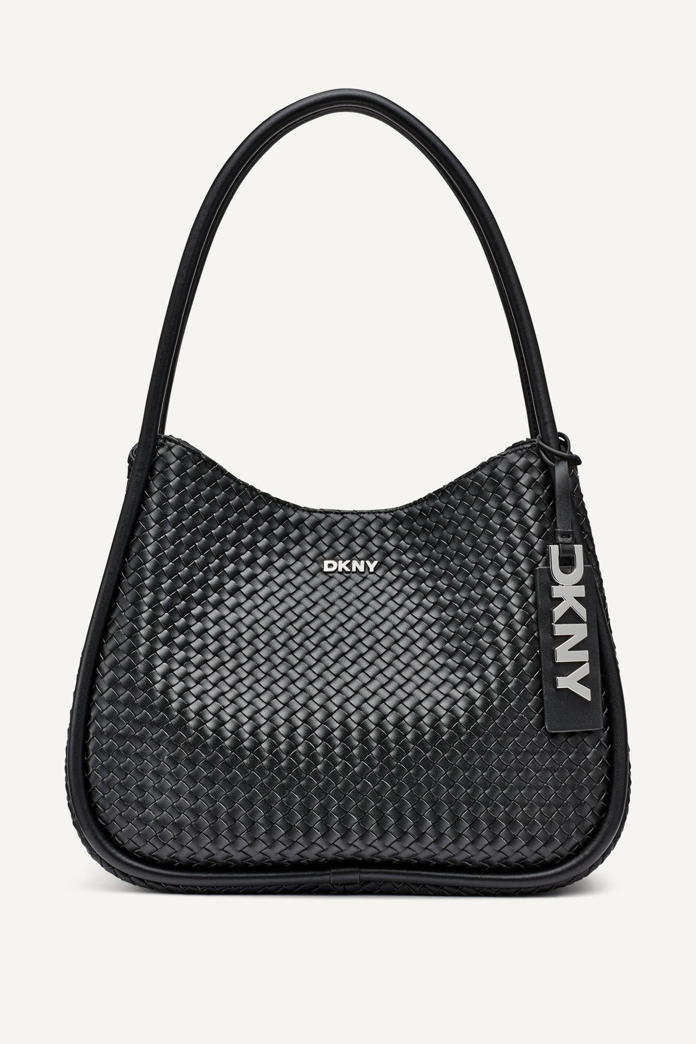 Black CAPRI LARGE HOBO, FRONT VIEW | Products