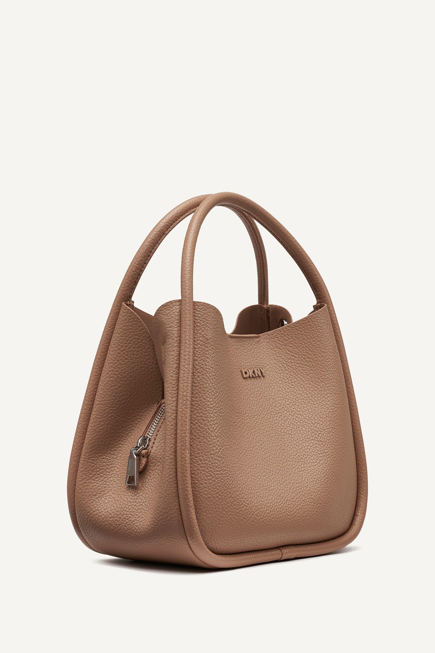 Cappuccino CAPRI MEDIUM HOBO BAG, BACK VIEW | Shoulder & Hobo Bags