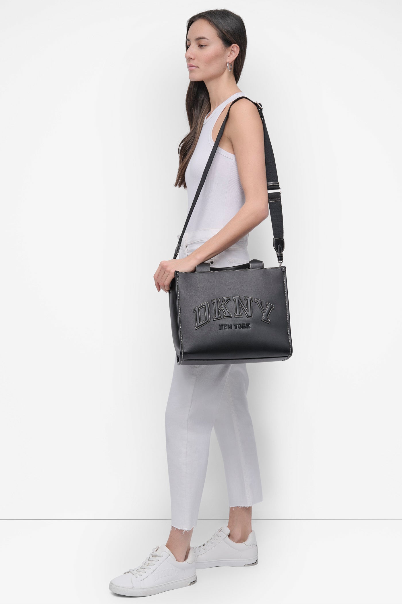 HADLEE EMBELLISHED MEDIUM LOGO TOTE VIEW 7 | The Hadlee
