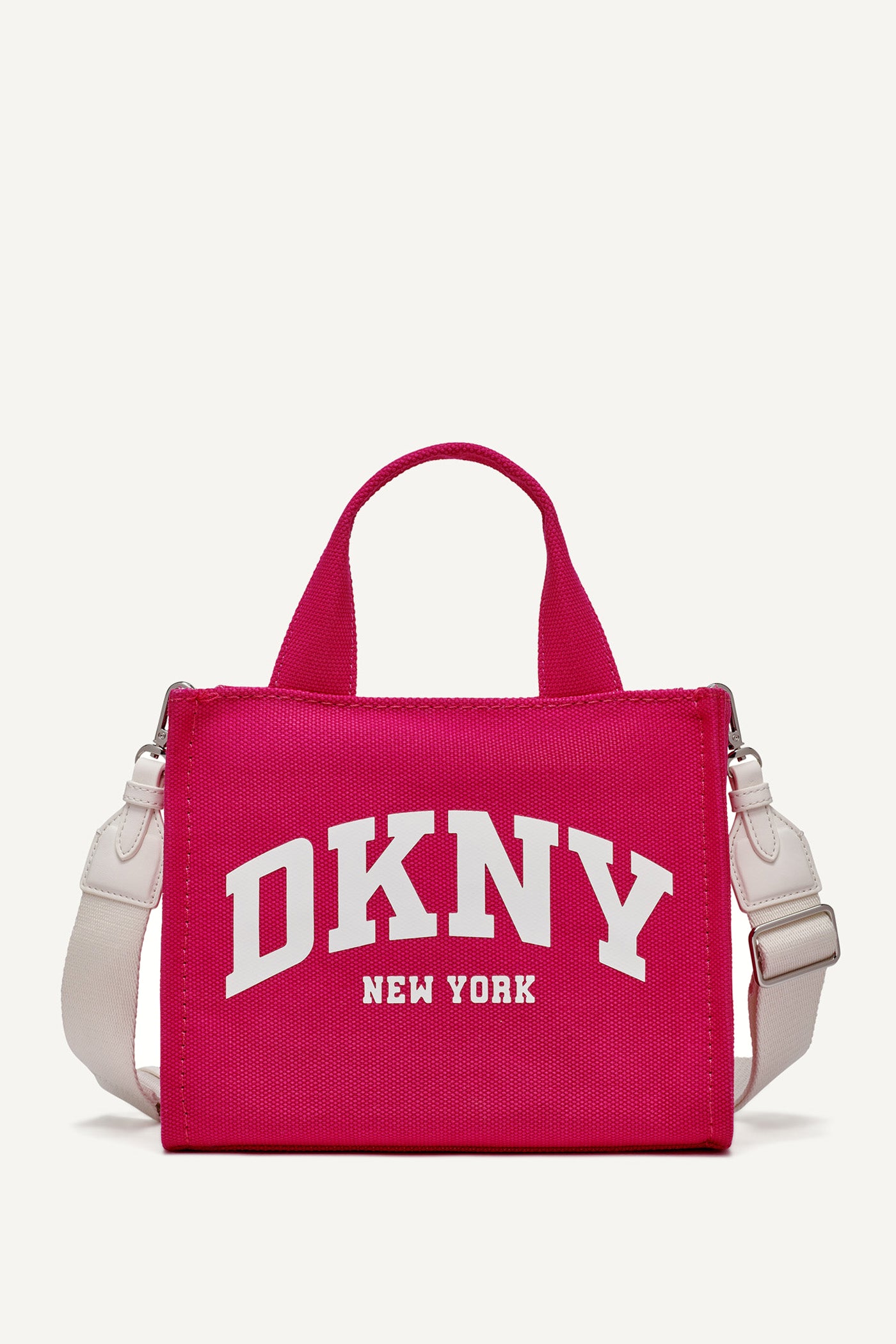 Festive Pink HADLEE SMALL TOTE, FRONT VIEW | The Hadlee