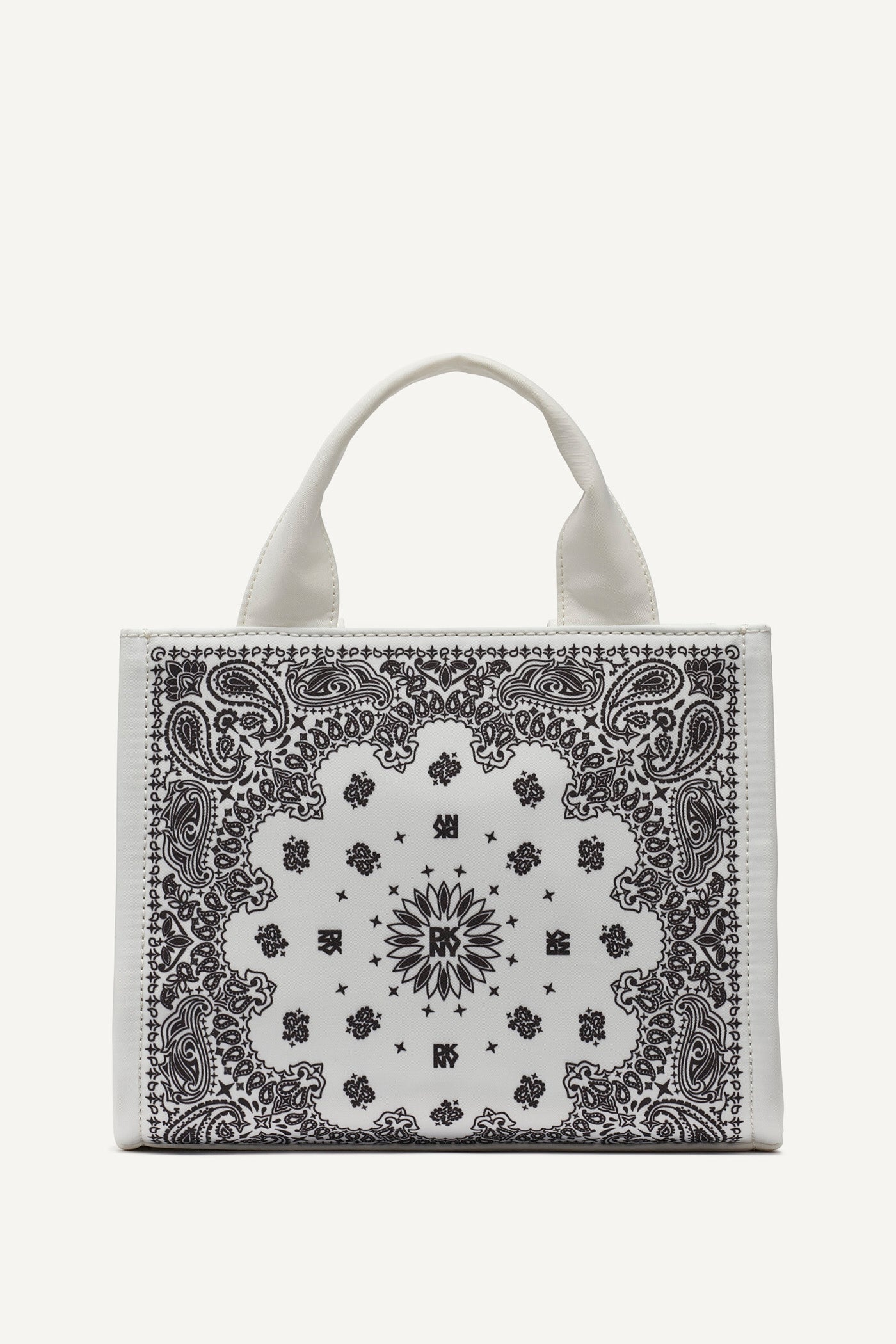 HADLEE SMALL EMBROIDERED LOGO TOTE VIEW 4 | The Hadlee