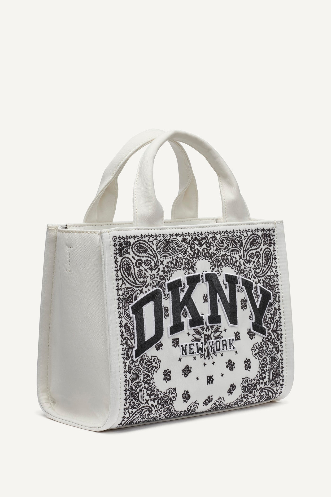HADLEE SMALL EMBROIDERED LOGO TOTE VIEW 3 | The Hadlee
