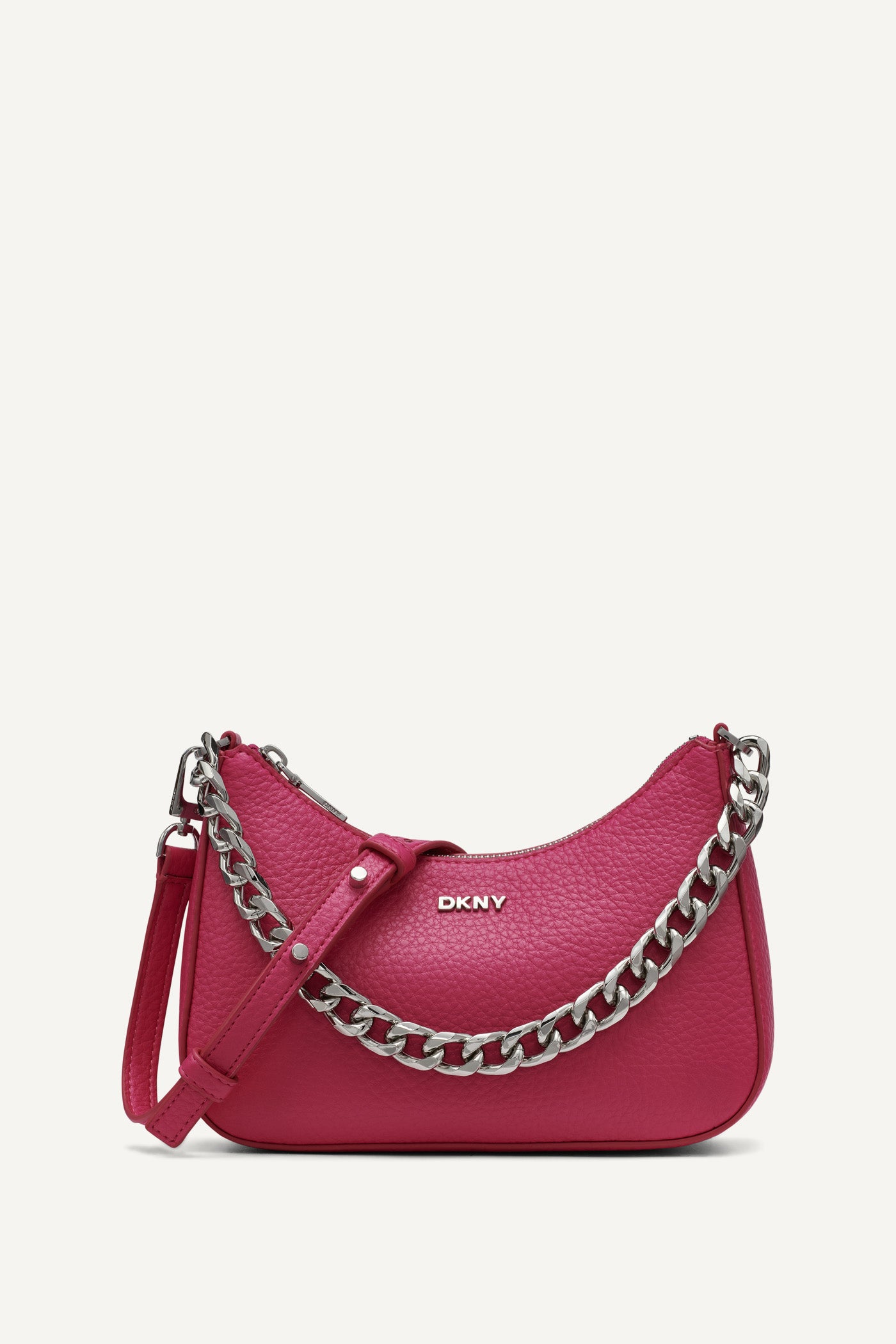 FESTIVE PINK JENNA DEMI CROSSBODY BAG, FRONT VIEW | Summer Essentials