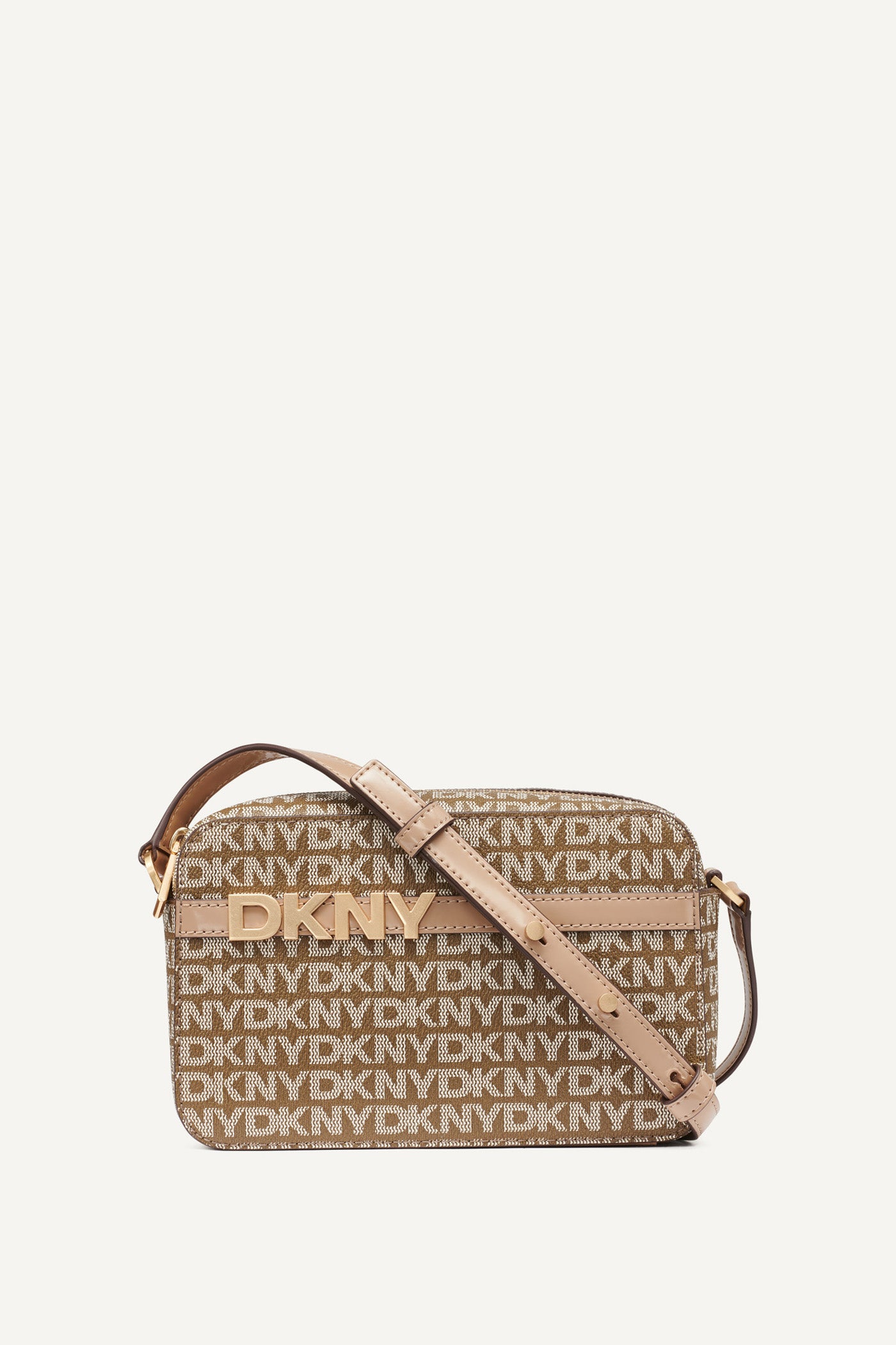 Chino/Cappuccino AVRIL LOGO CAMERA BAG, FRONT VIEW | Products
