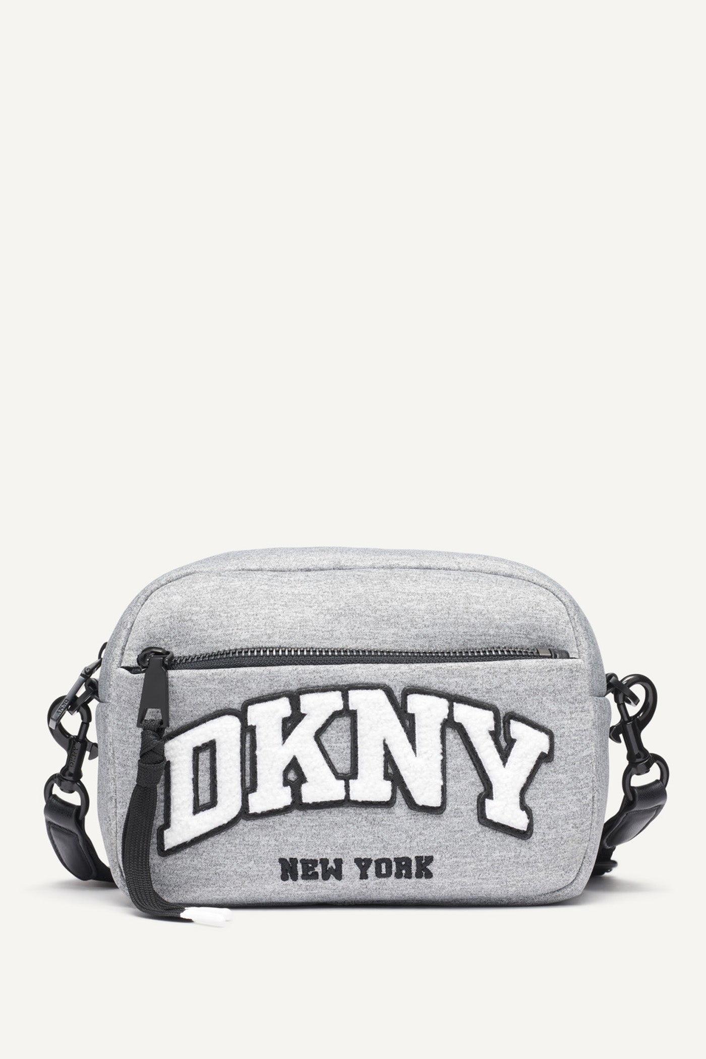Heathered Grey JENNY CAMERA BAG, FRONT VIEW | Crossbody Bags