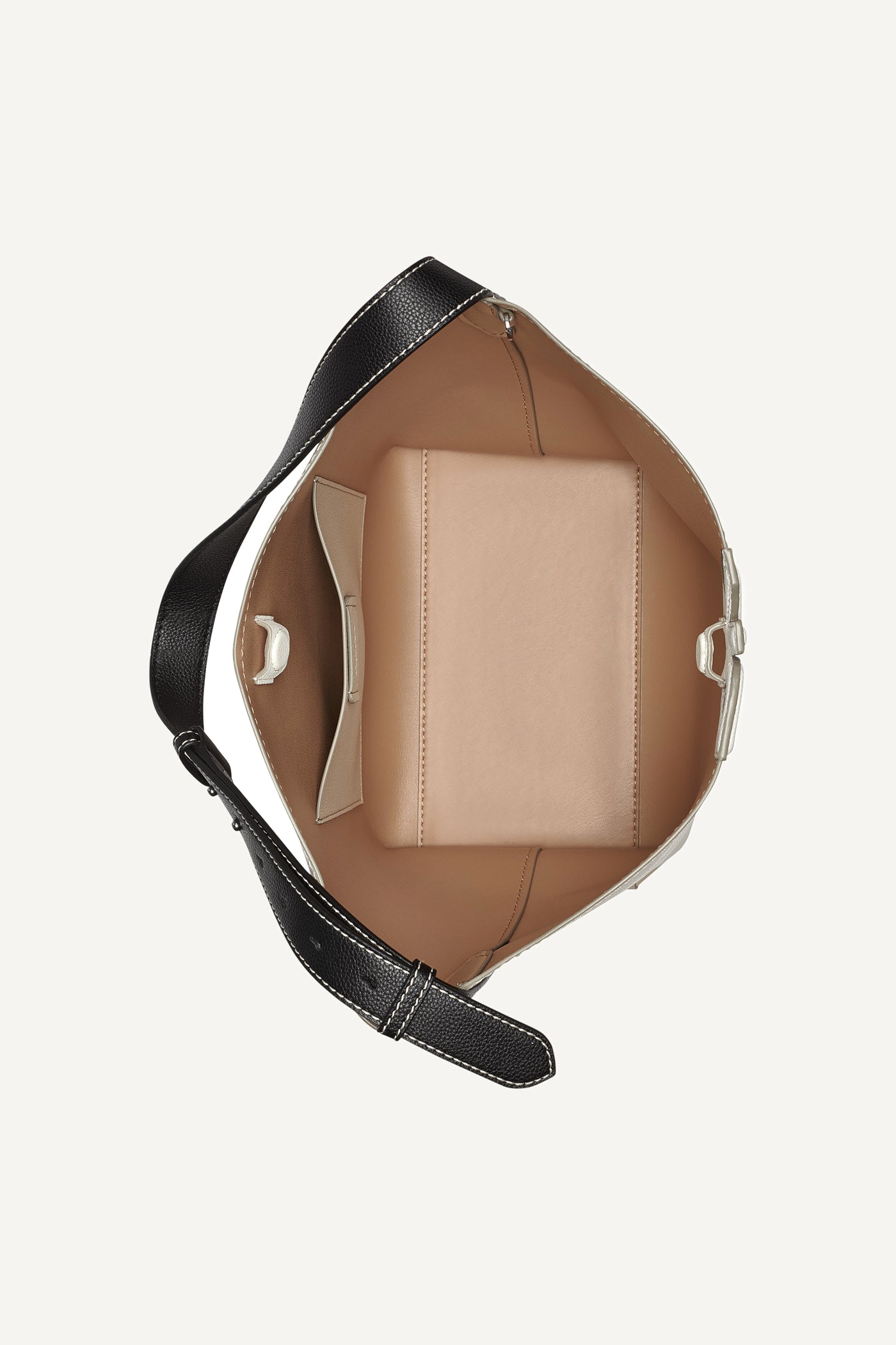 NICOLE LOGO EMBELLISHED BUCKET BAG VIEW 4 | 9-5 Edit