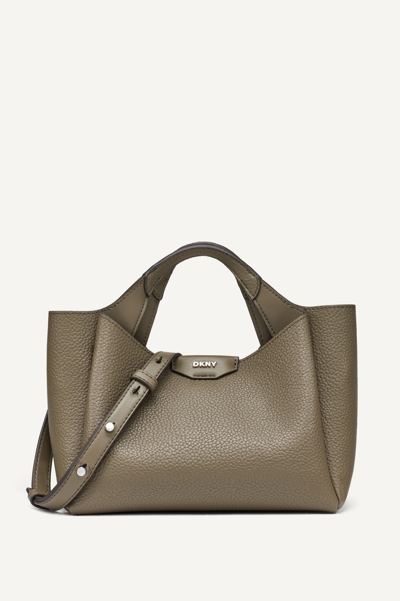 UTILITY GREEN WILLA MINI SATCHEL BAG, FRONT VIEW | New Bags