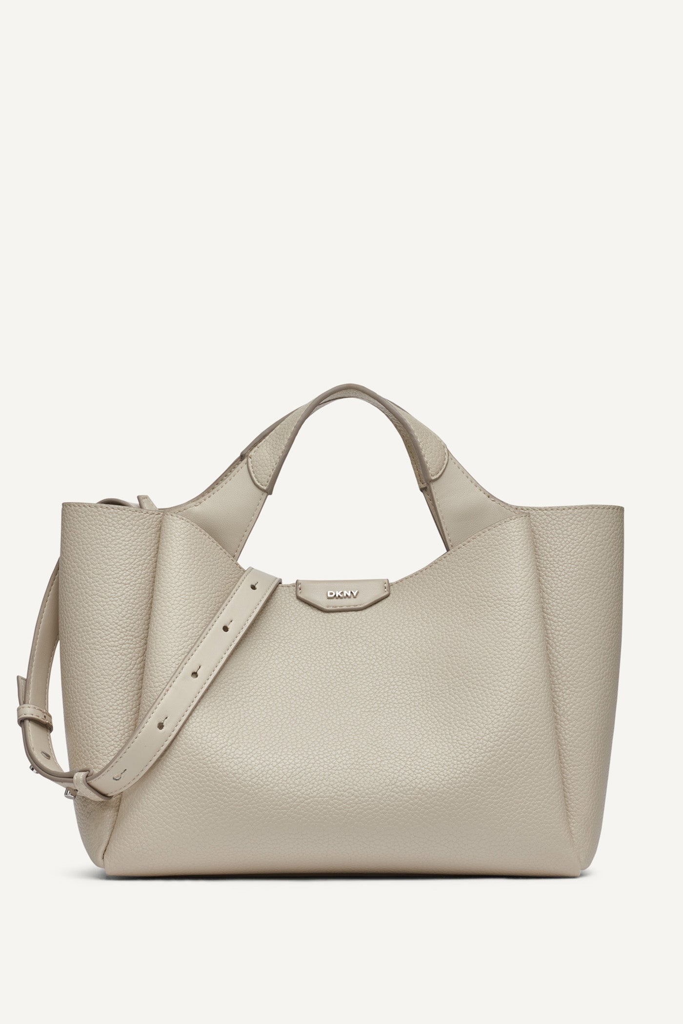 LIGHT TAUPE WILLA SATCHEL BAG, FRONT VIEW | Summer Essentials