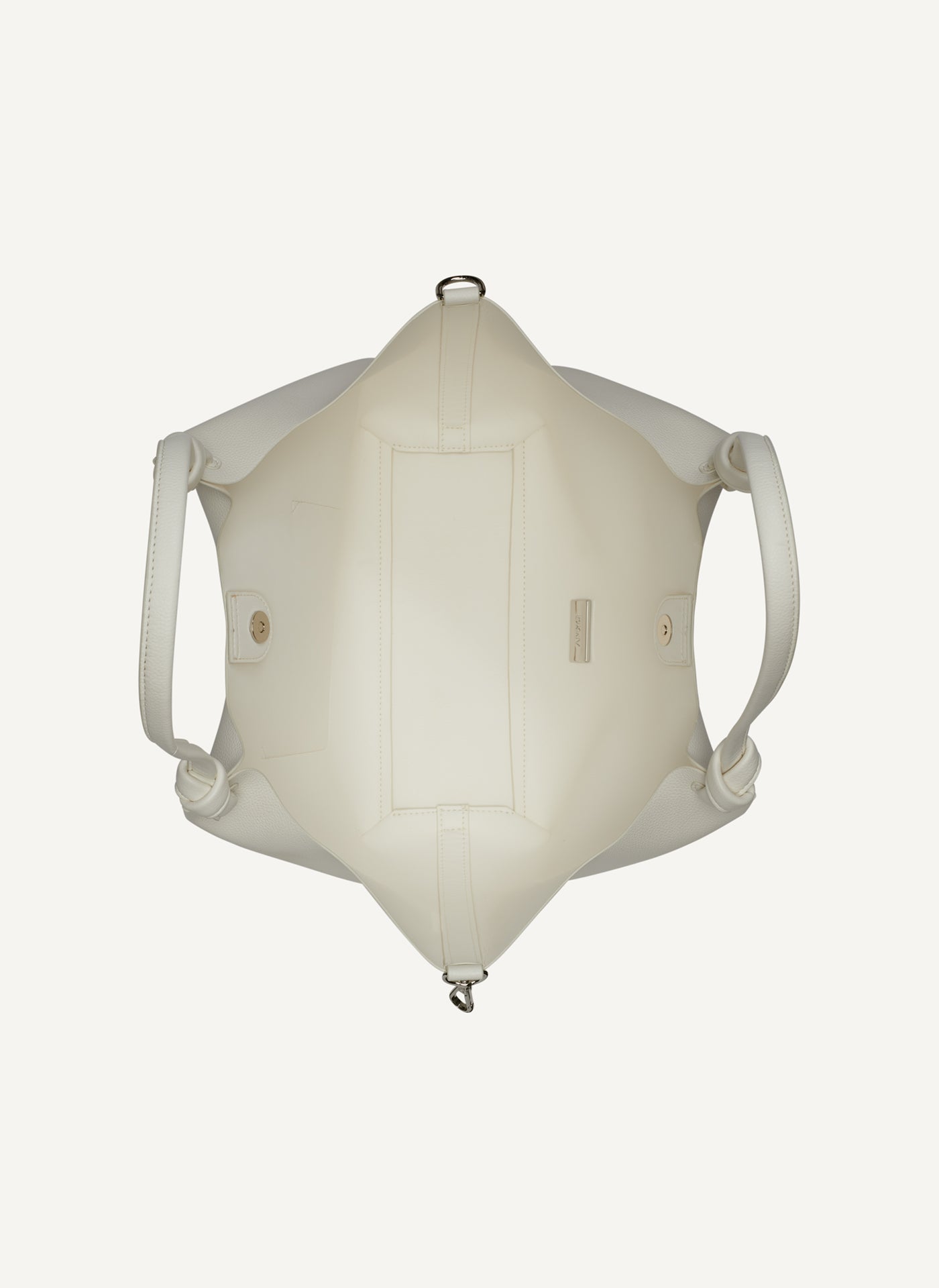 PAULA MEDIUM TOTE WITH LOGO STRAP VIEW 4 | Spring 2026 Campaign