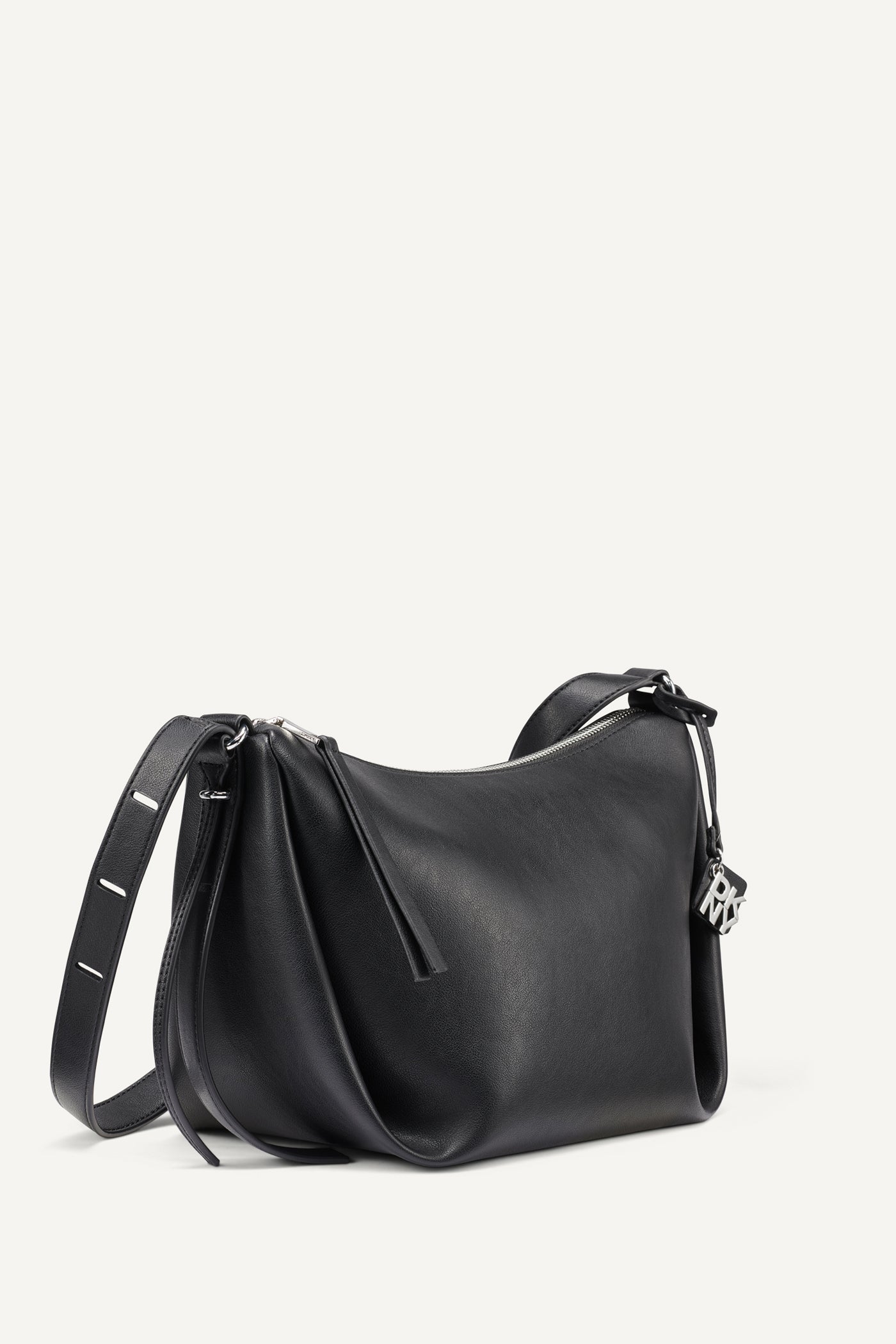 Black/Silver ELICIA CROSSBODY BAG, BACK VIEW | Crossbody Bags