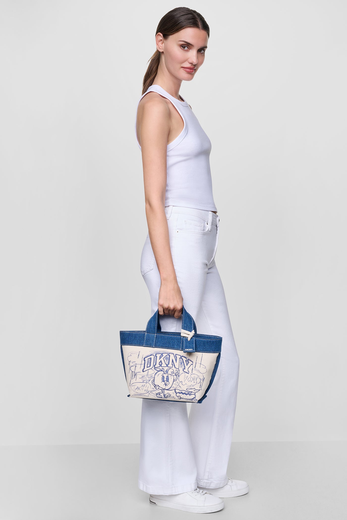 BRADY CANVAS SMALL GRAFFITI LOGO CROSSBODY BAG VIEW 8 | Handbag's Sale