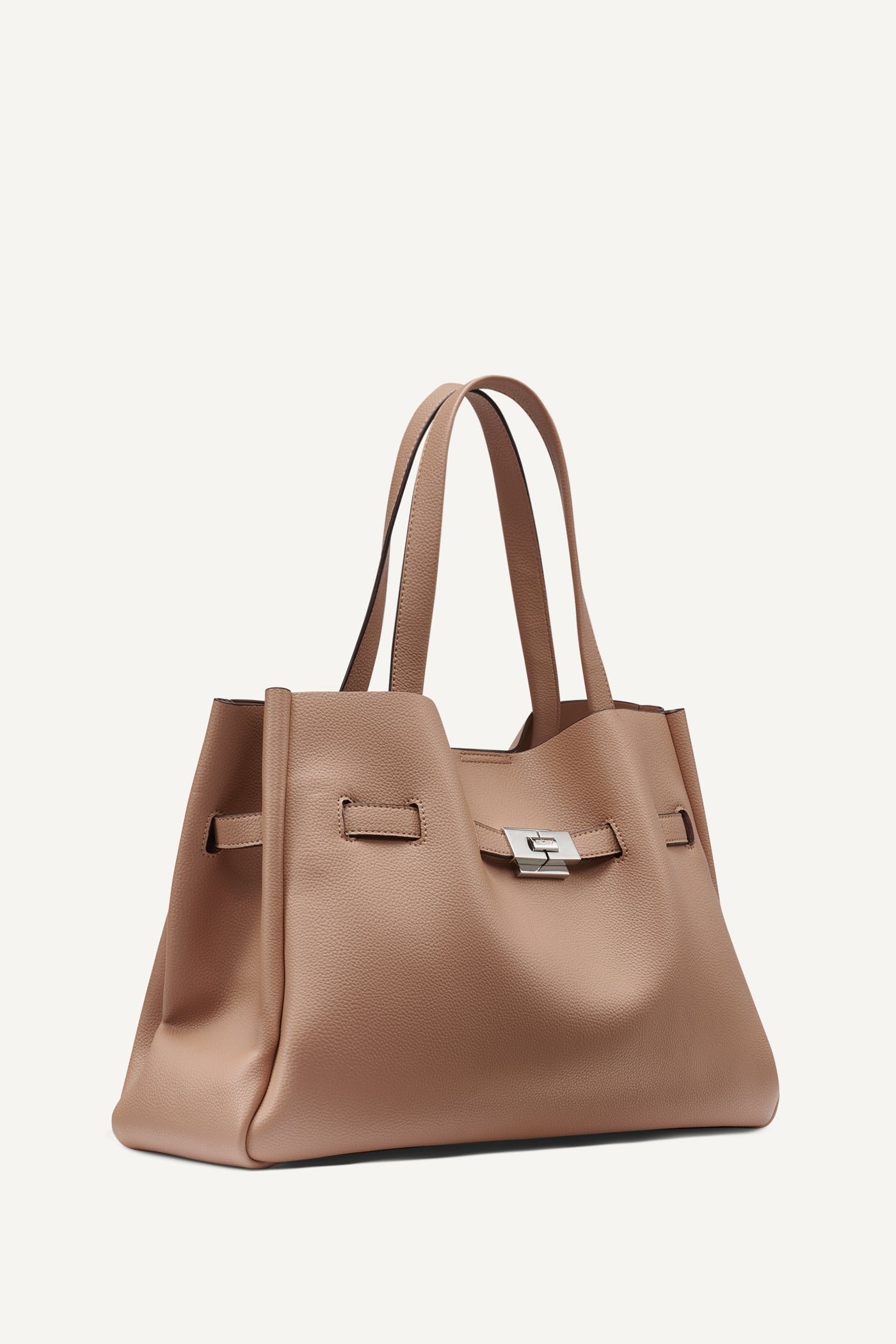 Cappuccino BRYAR LARGE SATCHEL, BACK VIEW | MUST-HAVES