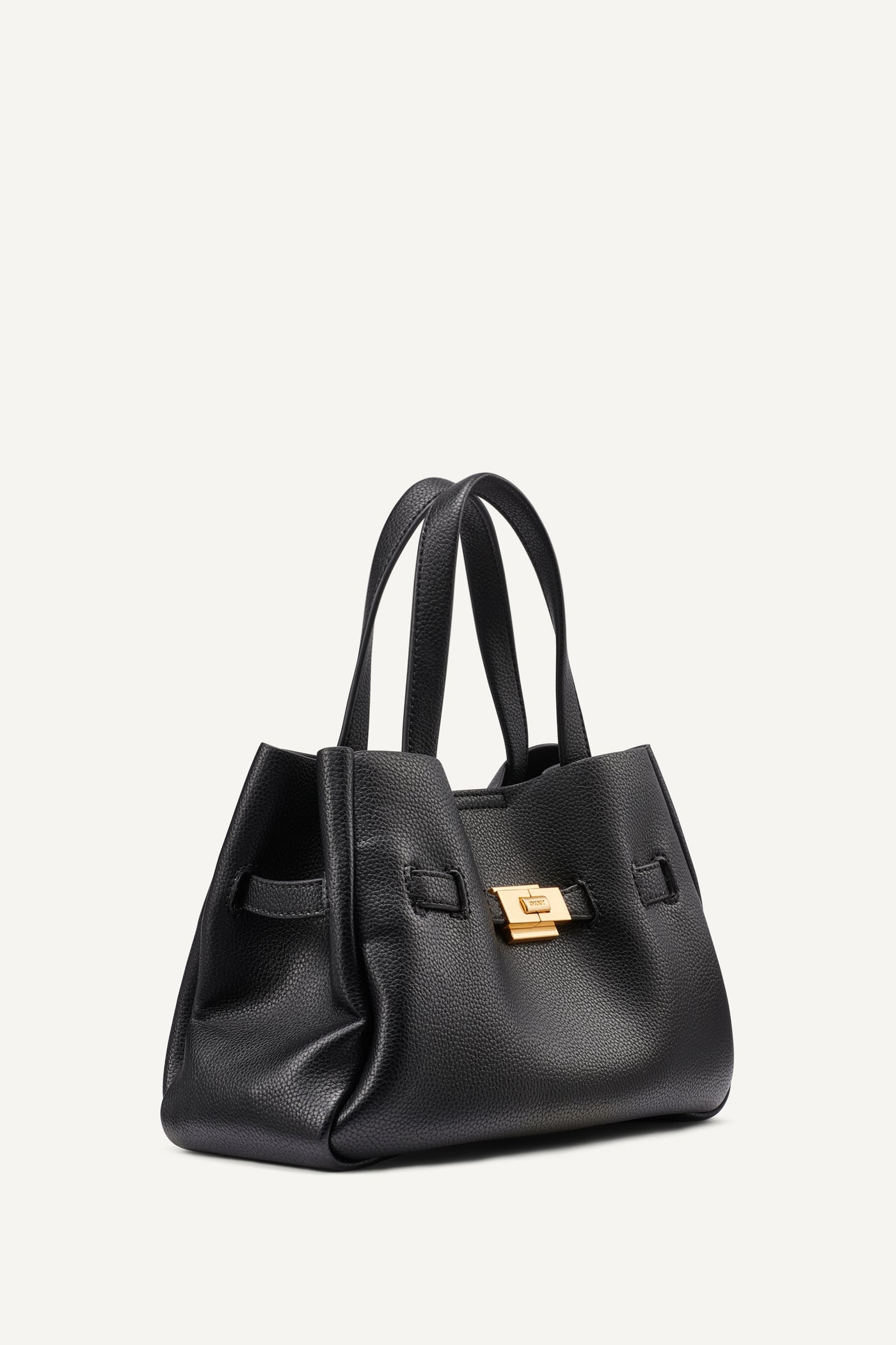 Black / Gold BRYAR SMALL SATCHEL, BACK VIEW | MUST-HAVES