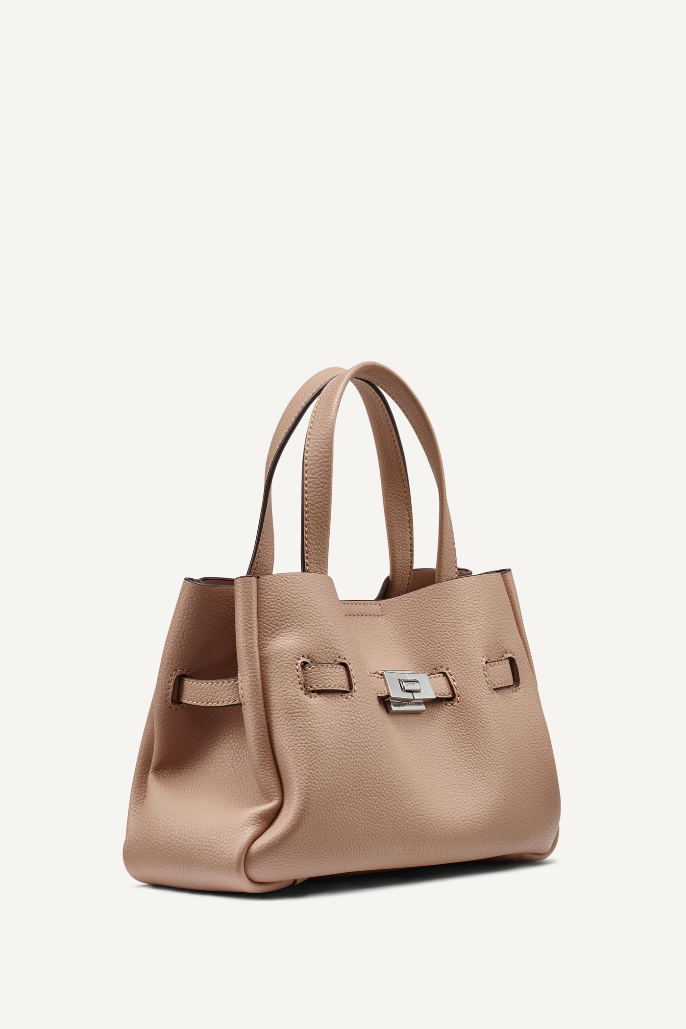 Cappuccino BRYAR SMALL SATCHEL, BACK VIEW | MUST-HAVES