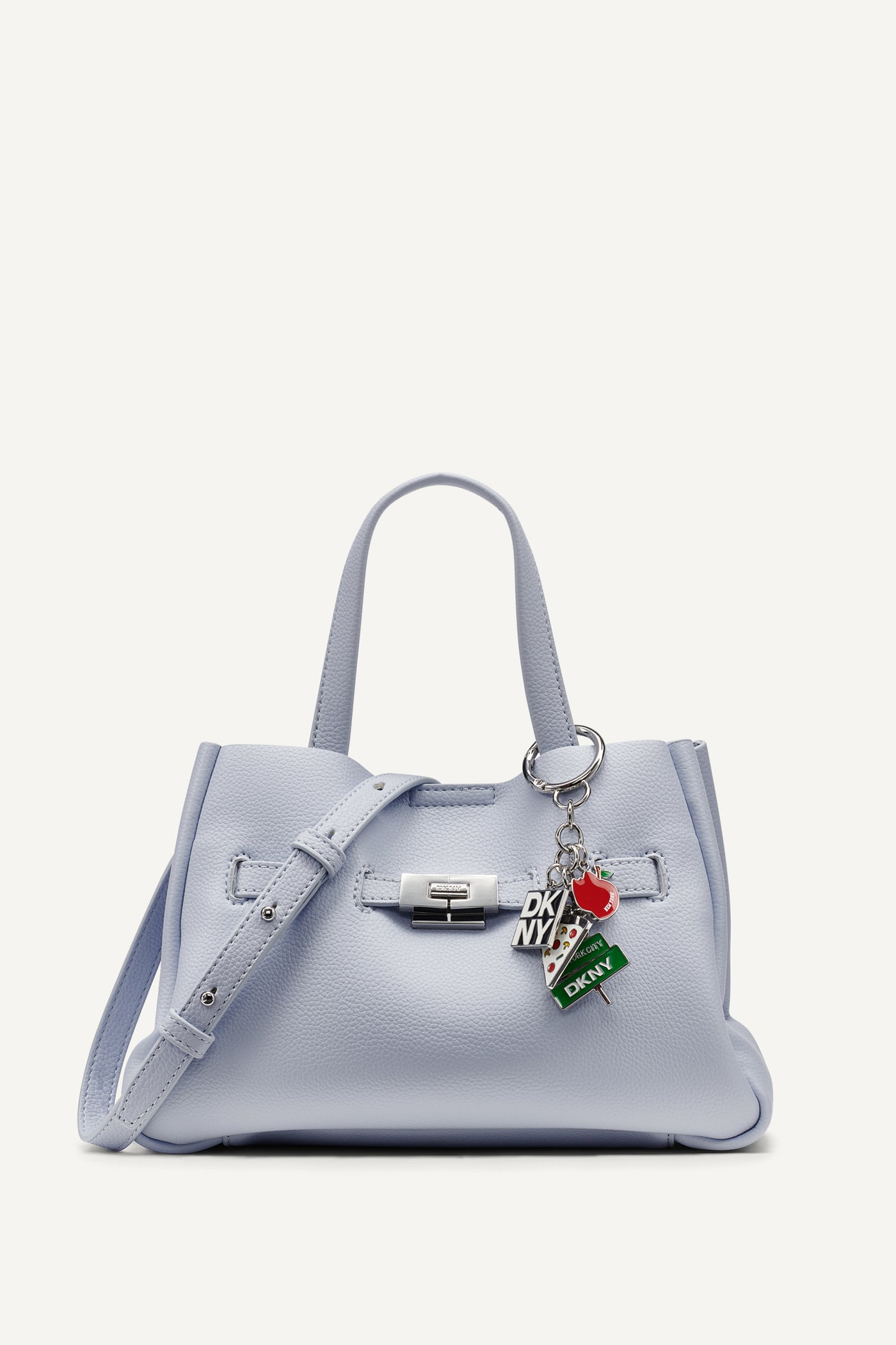 Frost Blue BRYAR SMALL SATCHEL, FRONT VIEW | MUST-HAVES