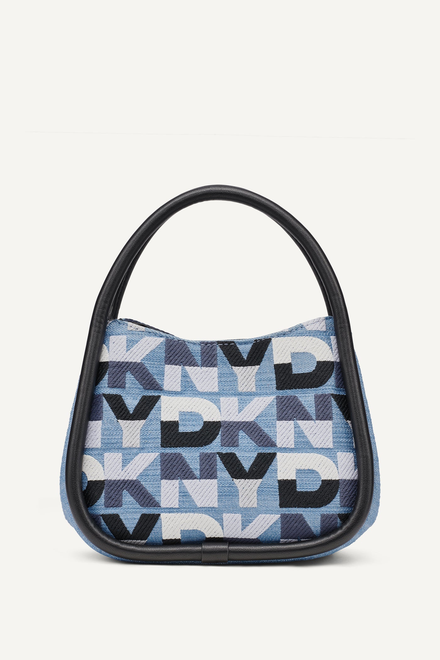 CAPRI DENIM LOGO HOBO CROSSBODY BAG VIEW 4 | Crossbody Bags