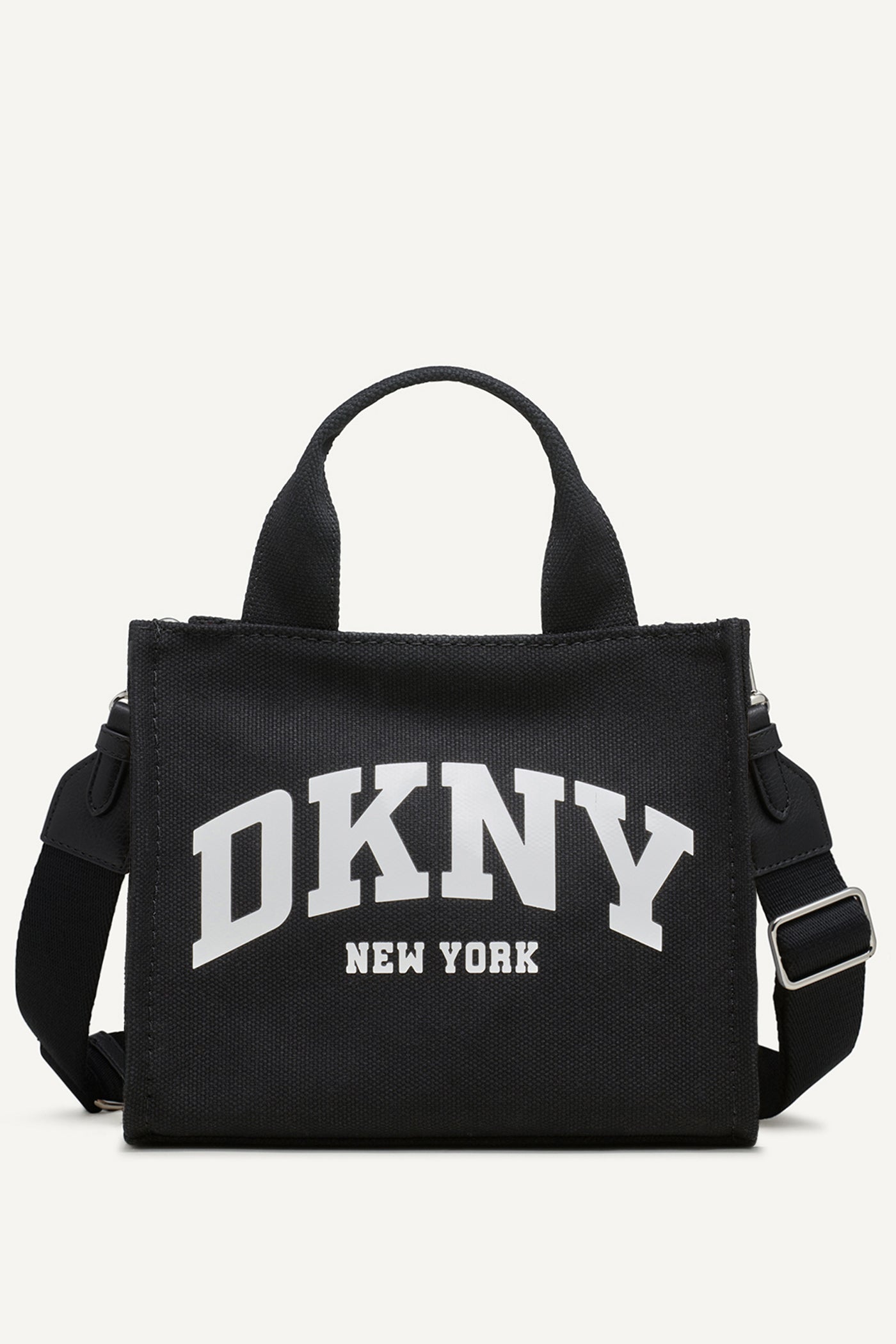 BLACK/SILVER HADLEE SMALL TOTE, VIEW 1 | The Hadlee