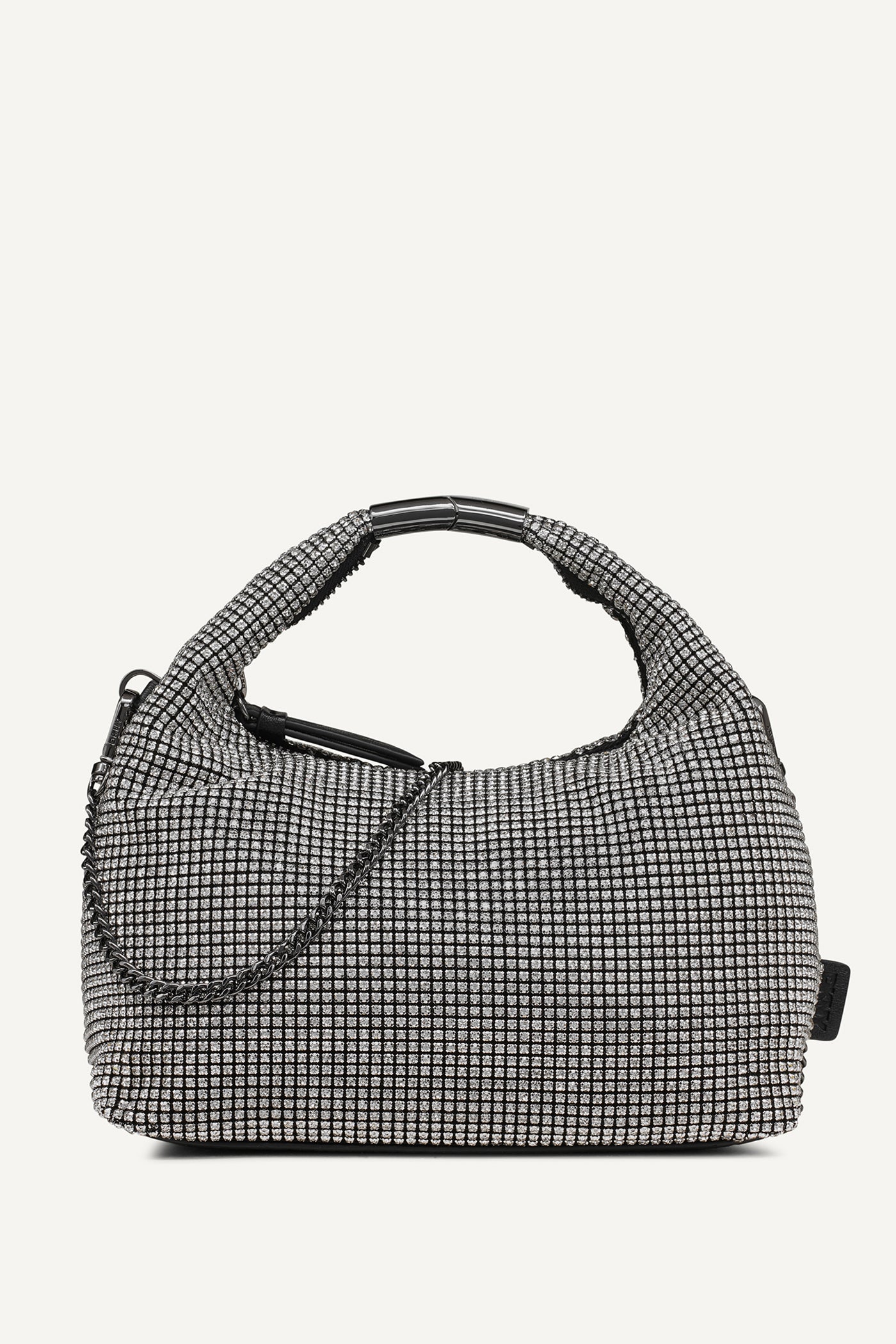 Silver MEL HOBO, FRONT VIEW | Not Clearance or Preorder