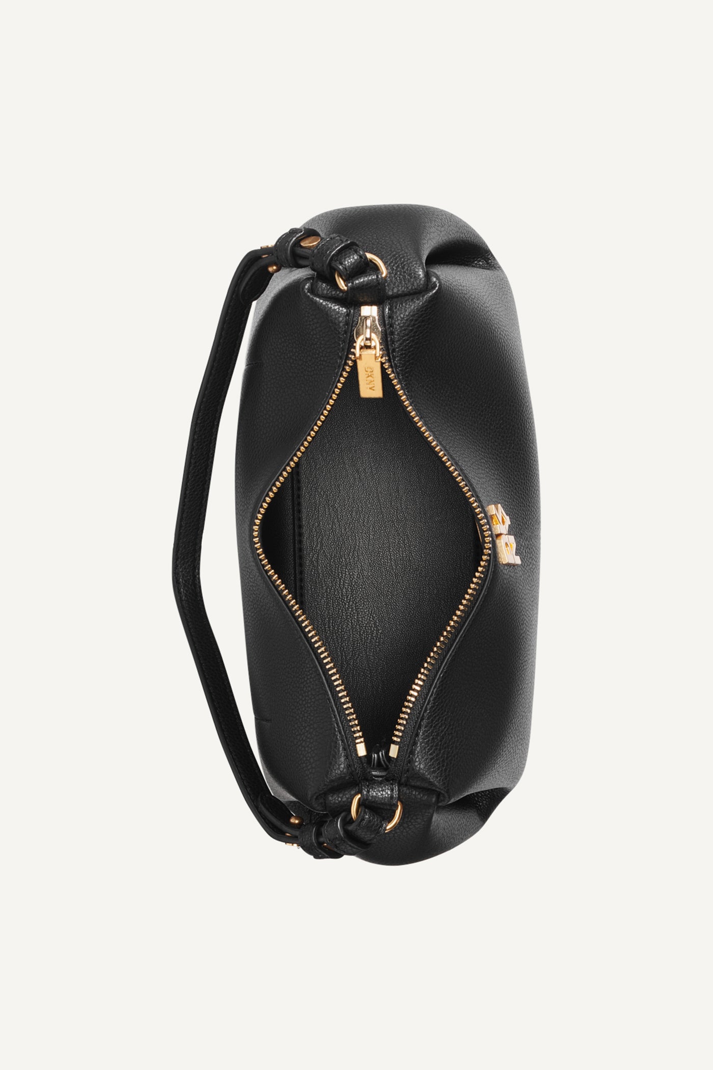 Black REMY SHOULDER BAG, BACK VIEW | Shoulder & Hobo Bags