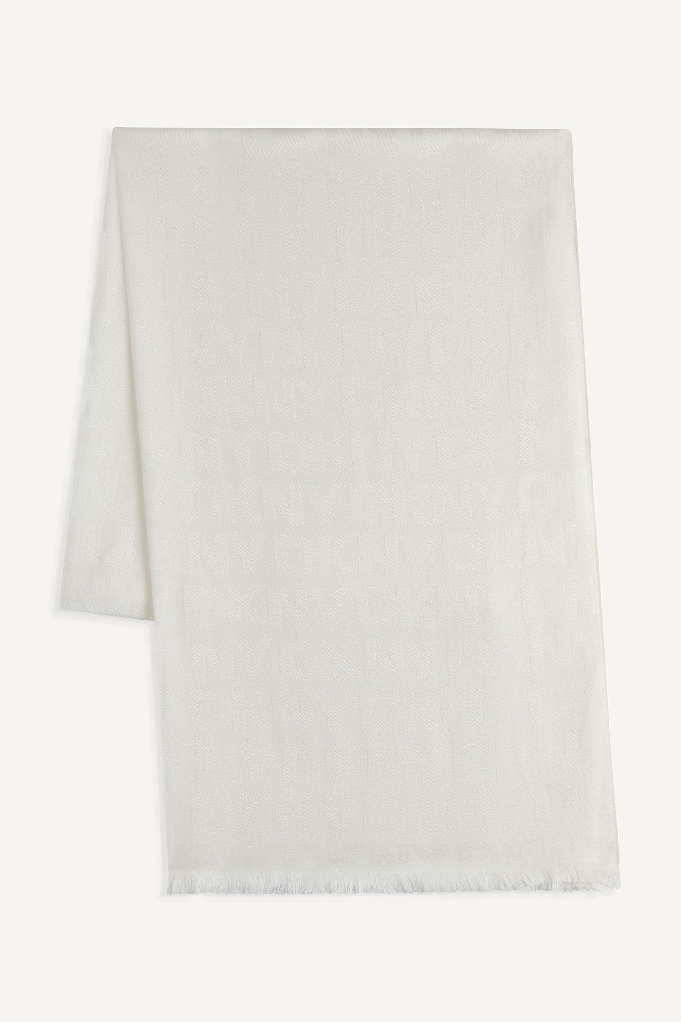 Yellow DKNY LOGO PASHMINA, VIEW 1 | Cold Weather Accessories