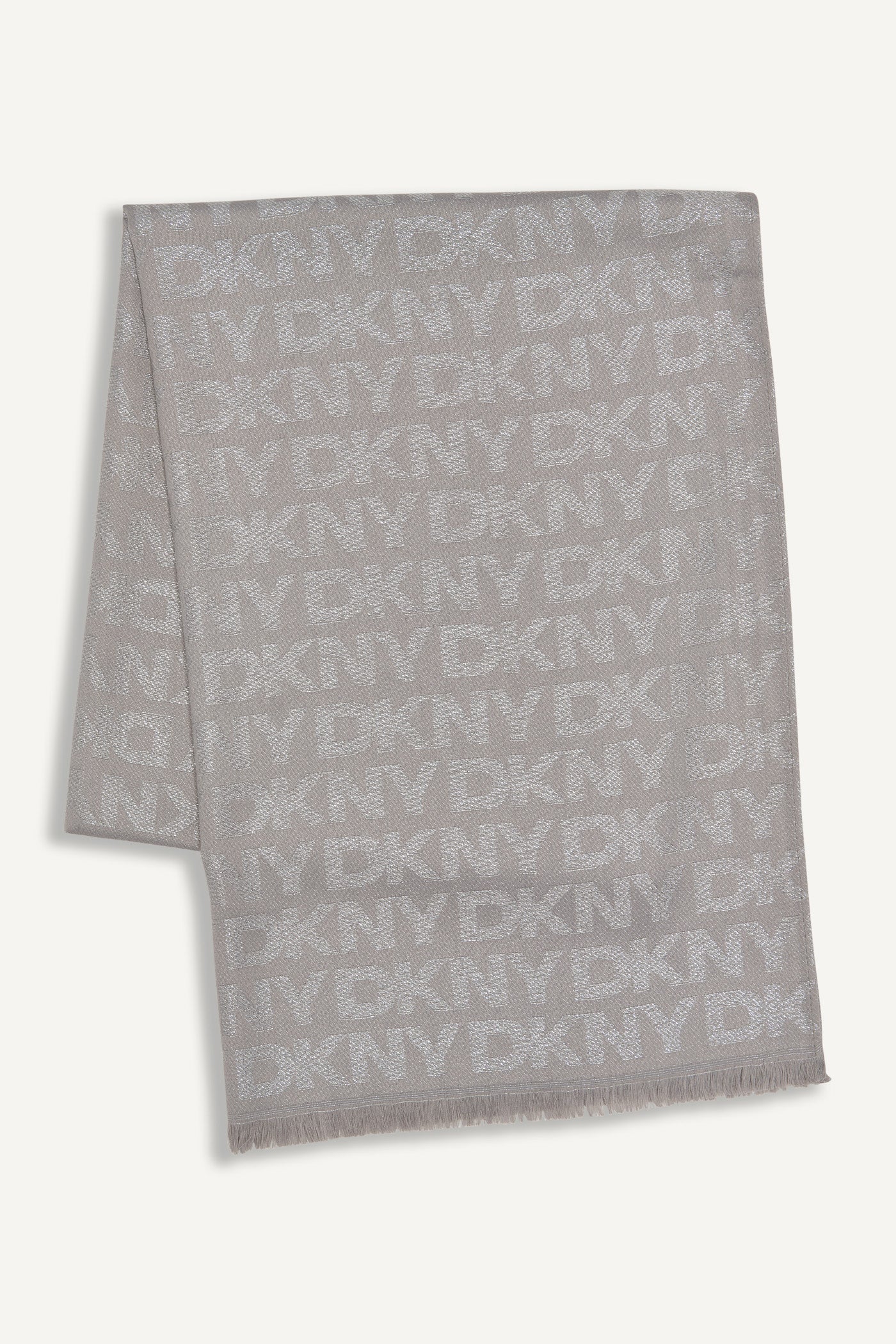 GRAY DKNY METAL PASHMINA, VIEW 1 | Accessories