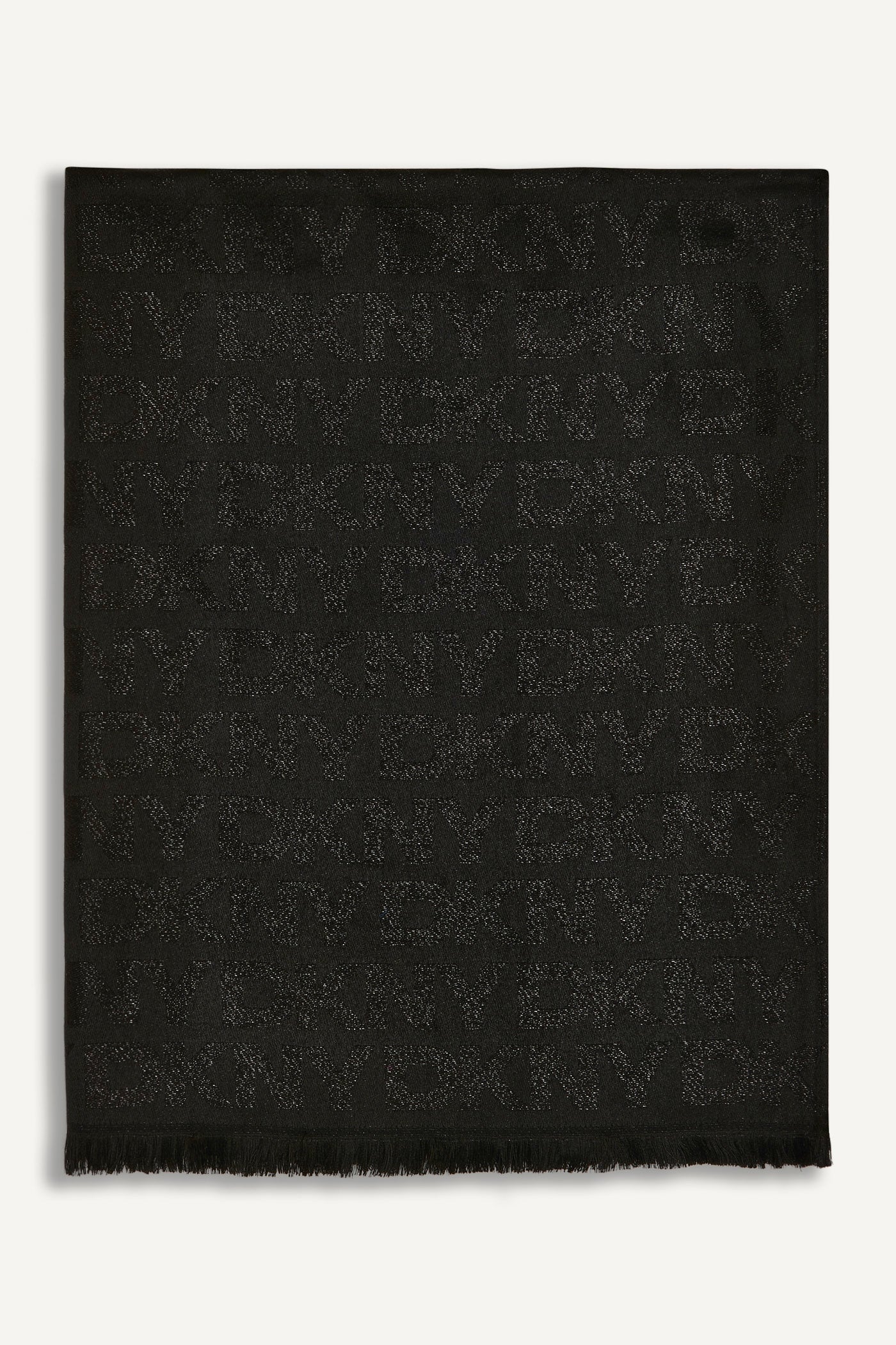 Black DKNY METAL PASHMINA, FRONT VIEW | New clothing