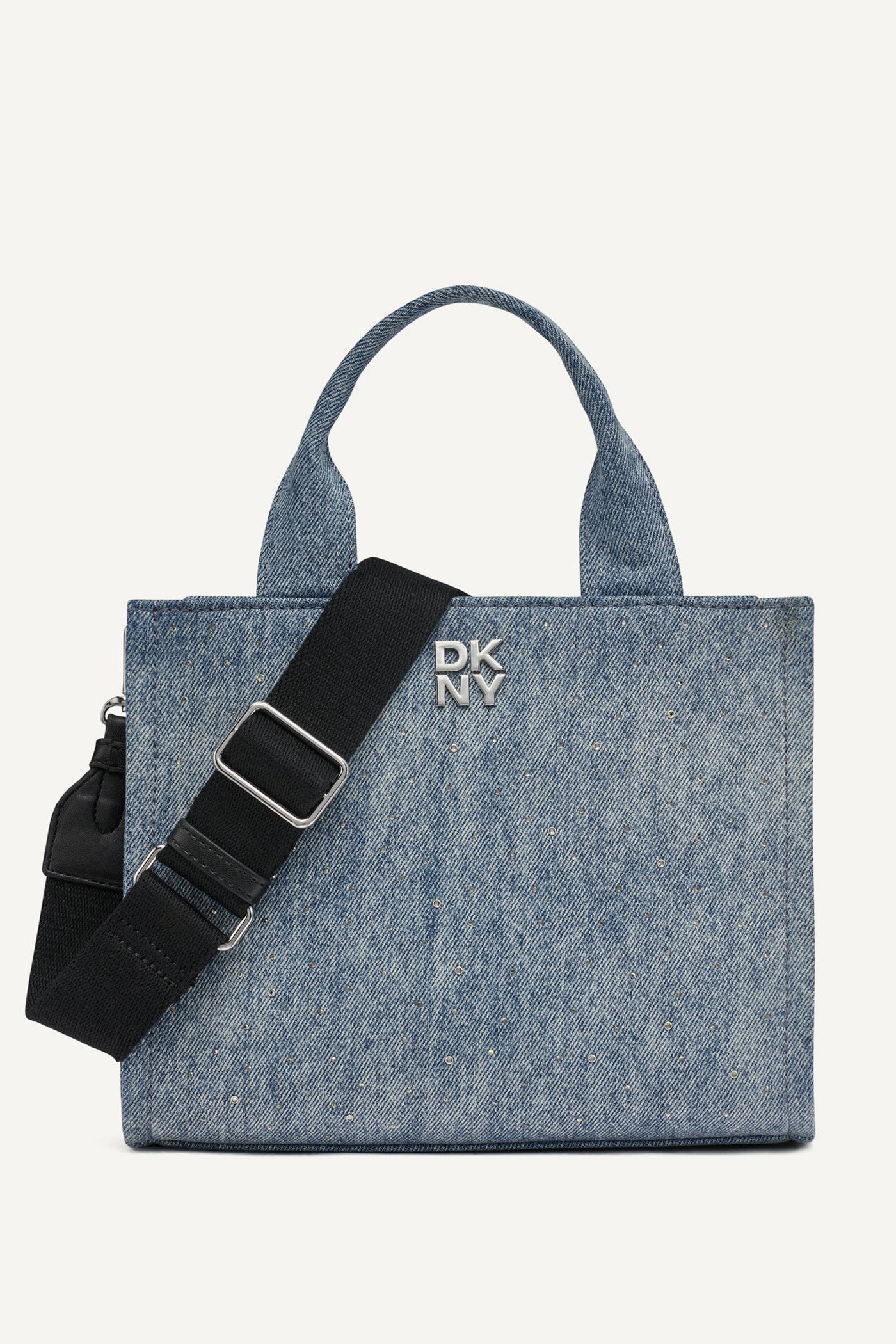 LIGHT DENIM HADLEE SMALL TOTE, FRONT VIEW | Bags
