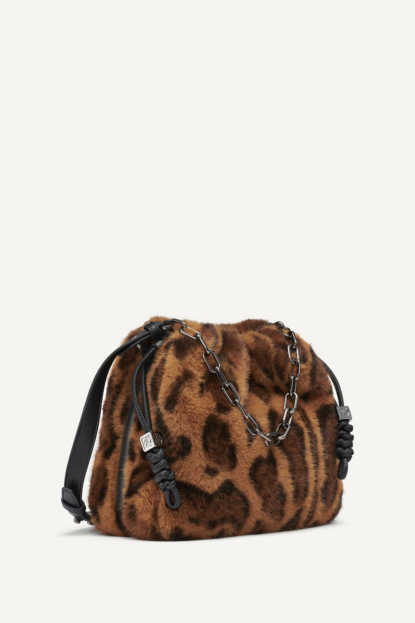 Leopard HALLE CROSSBODY, BACK VIEW | DKNY Promo