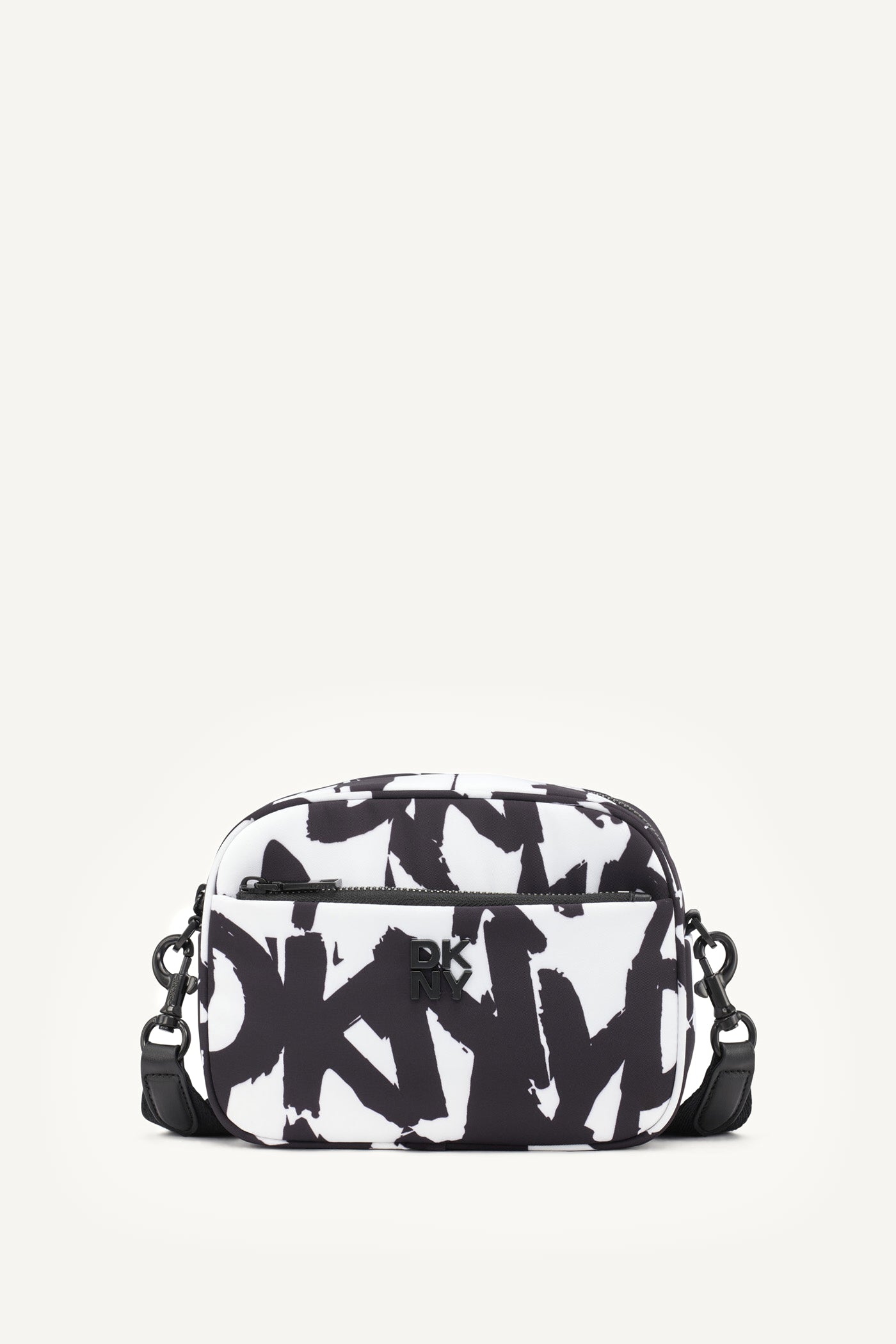 OPTIC WHITE/BLACK JENNY CAMERA BAG, FRONT VIEW | Bags