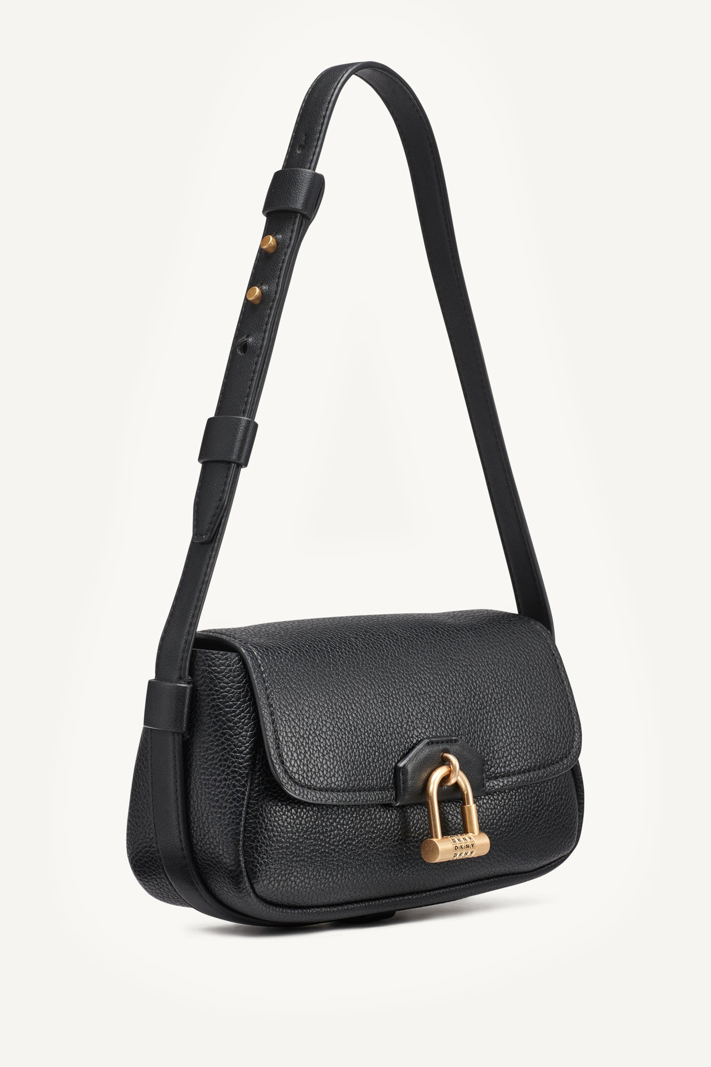BLACK/GOLD KARLIE BAUGETTE, BACK VIEW | Shoulder & Hobo Bags