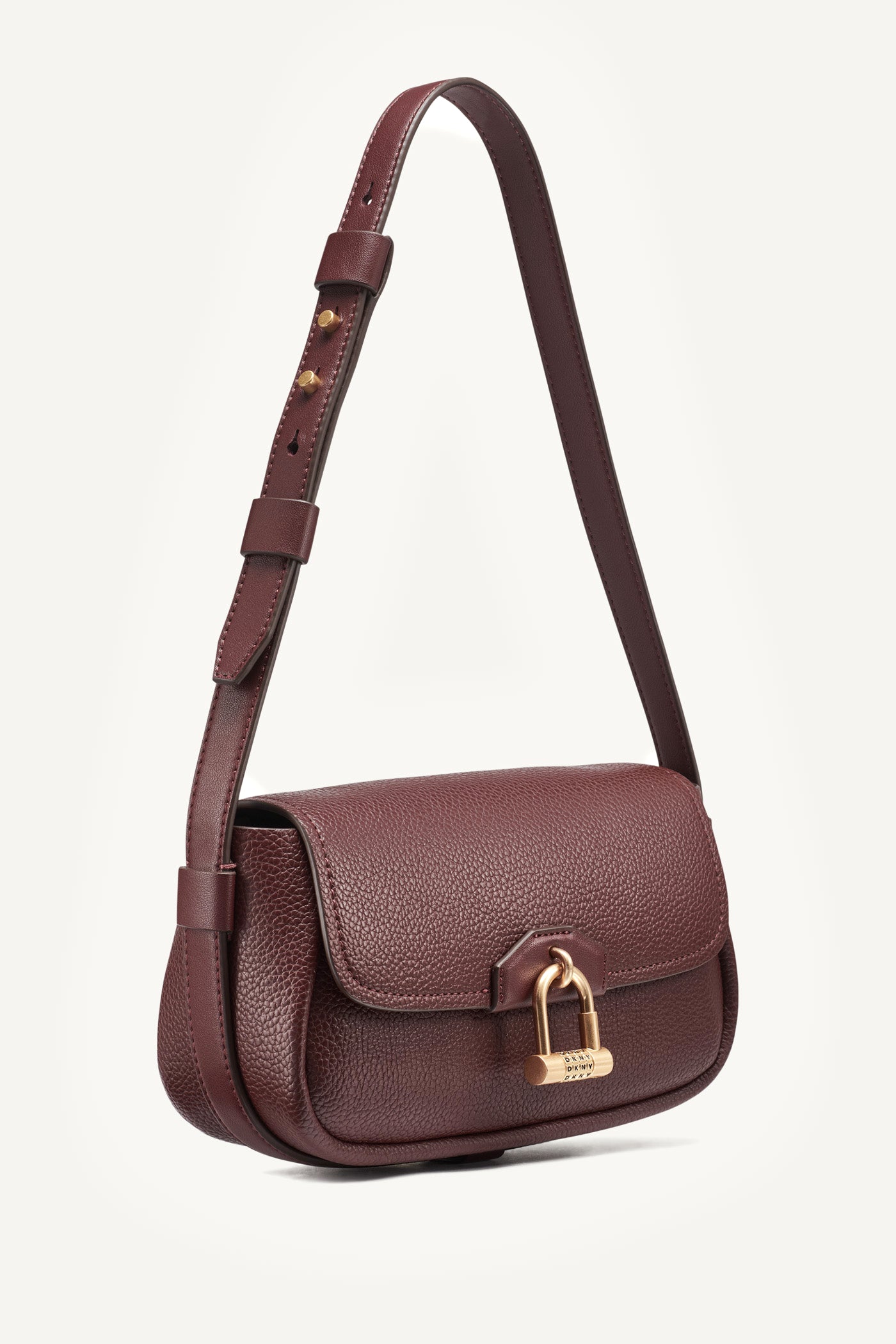 Aged Wine KARLIE BAGUETTE, BACK VIEW | DKNY Promo