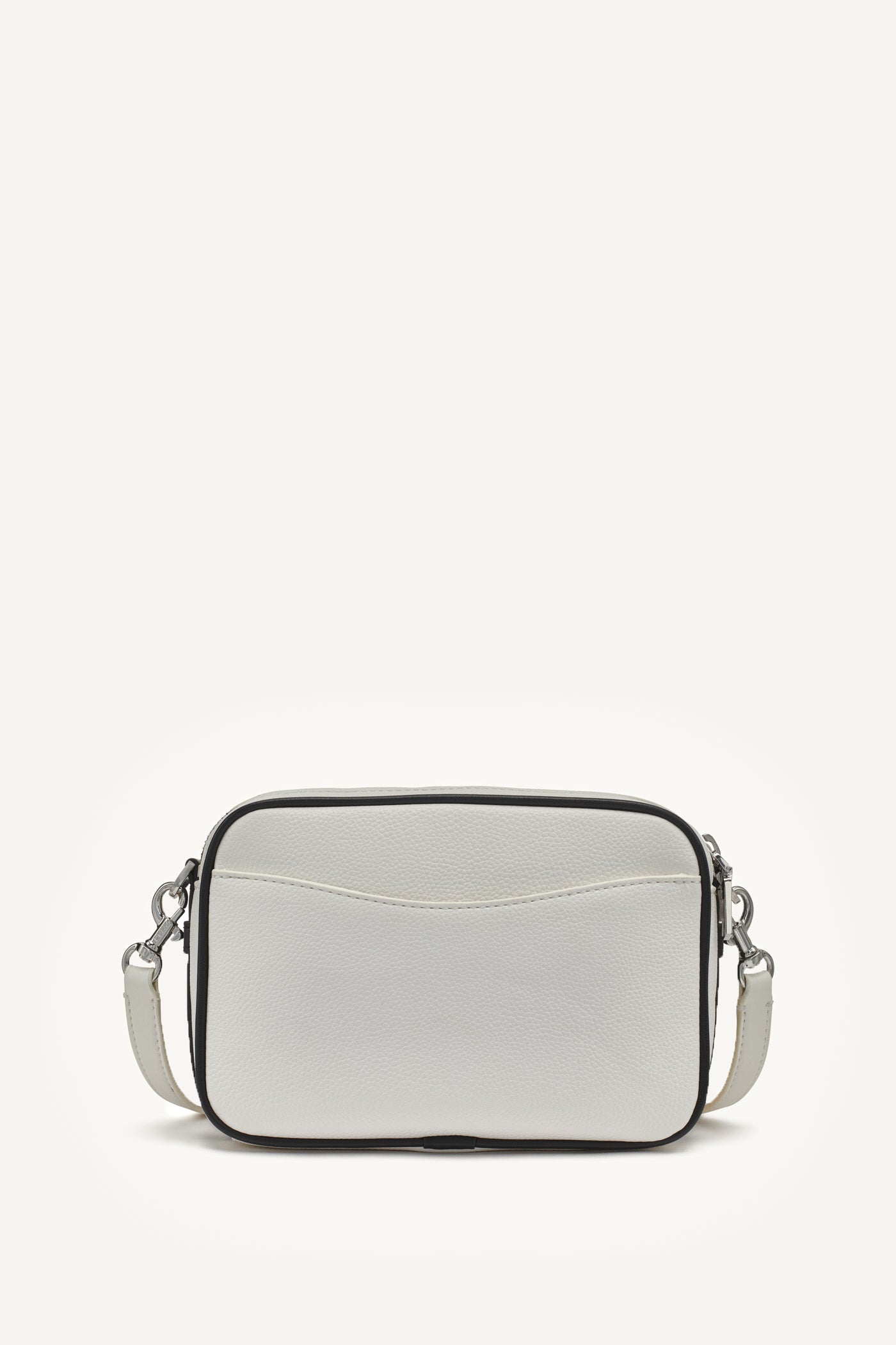 MARSHMALLOW/BLACK NELL CAMERA BAG, BACK VIEW | Crossbody Bags