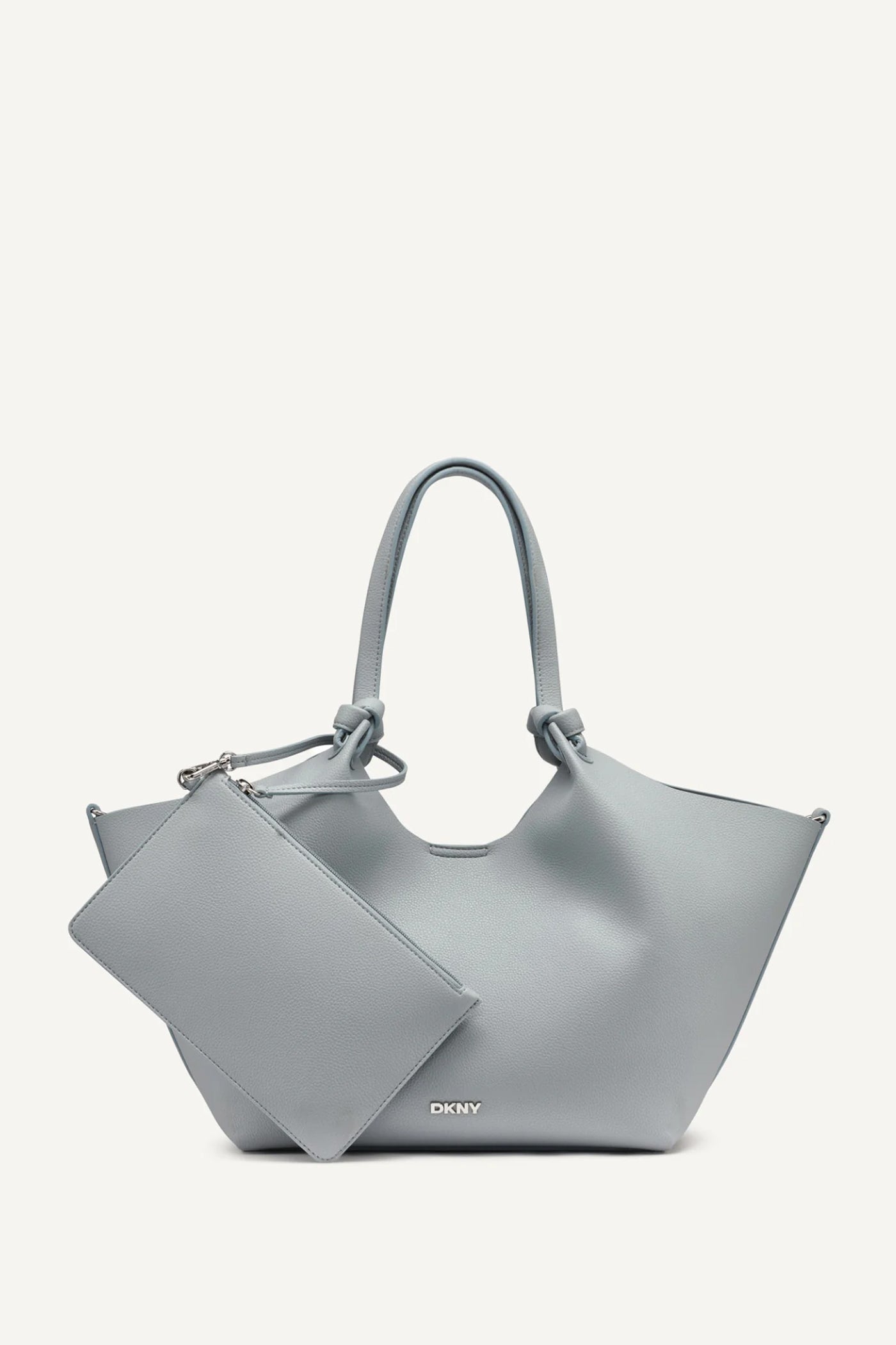 MISTY BLUE PAULA MEDIUM COMMUTER TOTE, FRONT VIEW | Shoulder & Hobo Bags