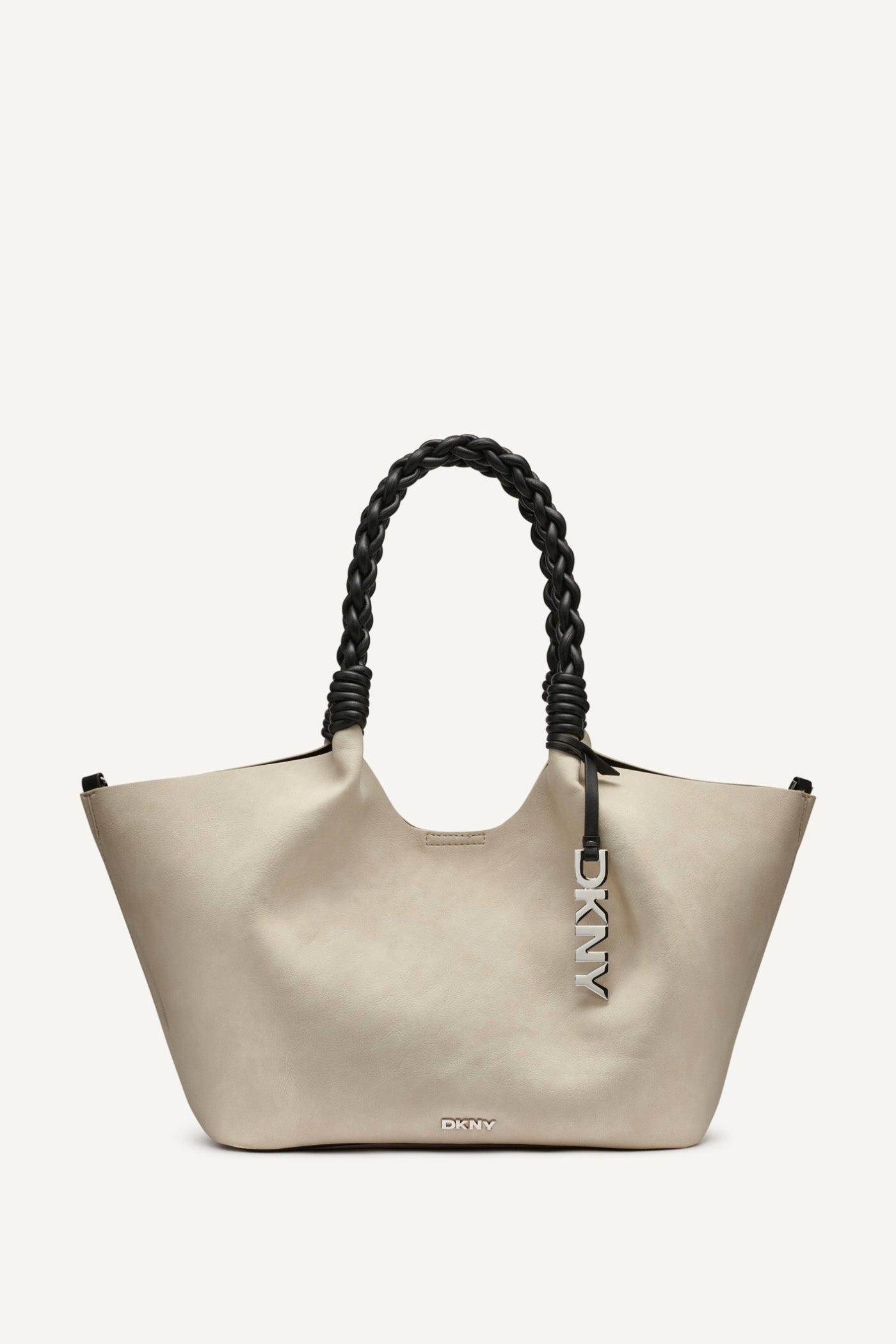 LIGHT TAUPE PAULA MEDIUM TOTE, FRONT VIEW | Bags