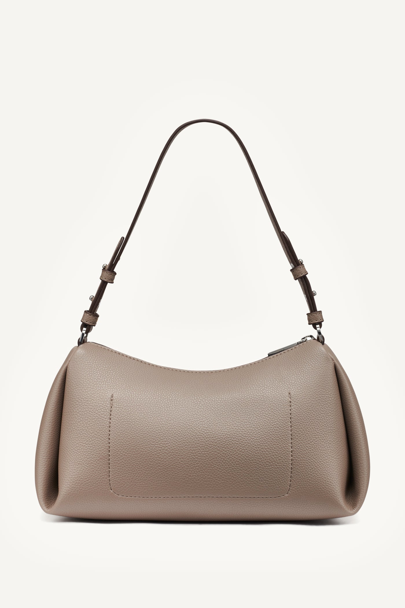 Mink REMY SHOULDER BAG, BACK VIEW | DKNY Promo